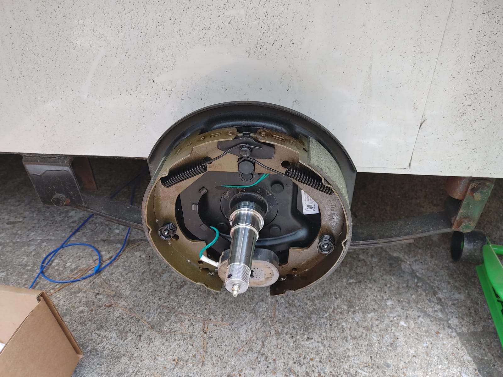 Southwest Wheel 3,500 lbs. Trailer Axle Self Adjusting Electric Brake Kit 5-4.5