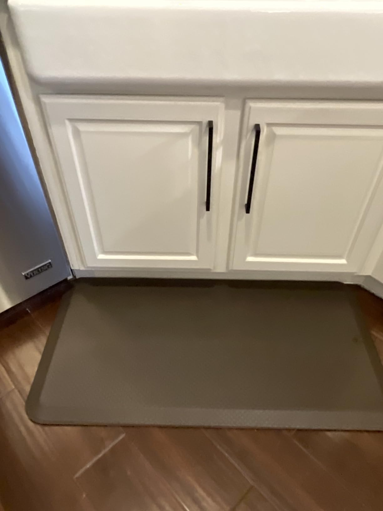 KANGAROO Cushioned Anti Fatigue Kitchen Mats for Floor, 20x32 Black customer photo 2