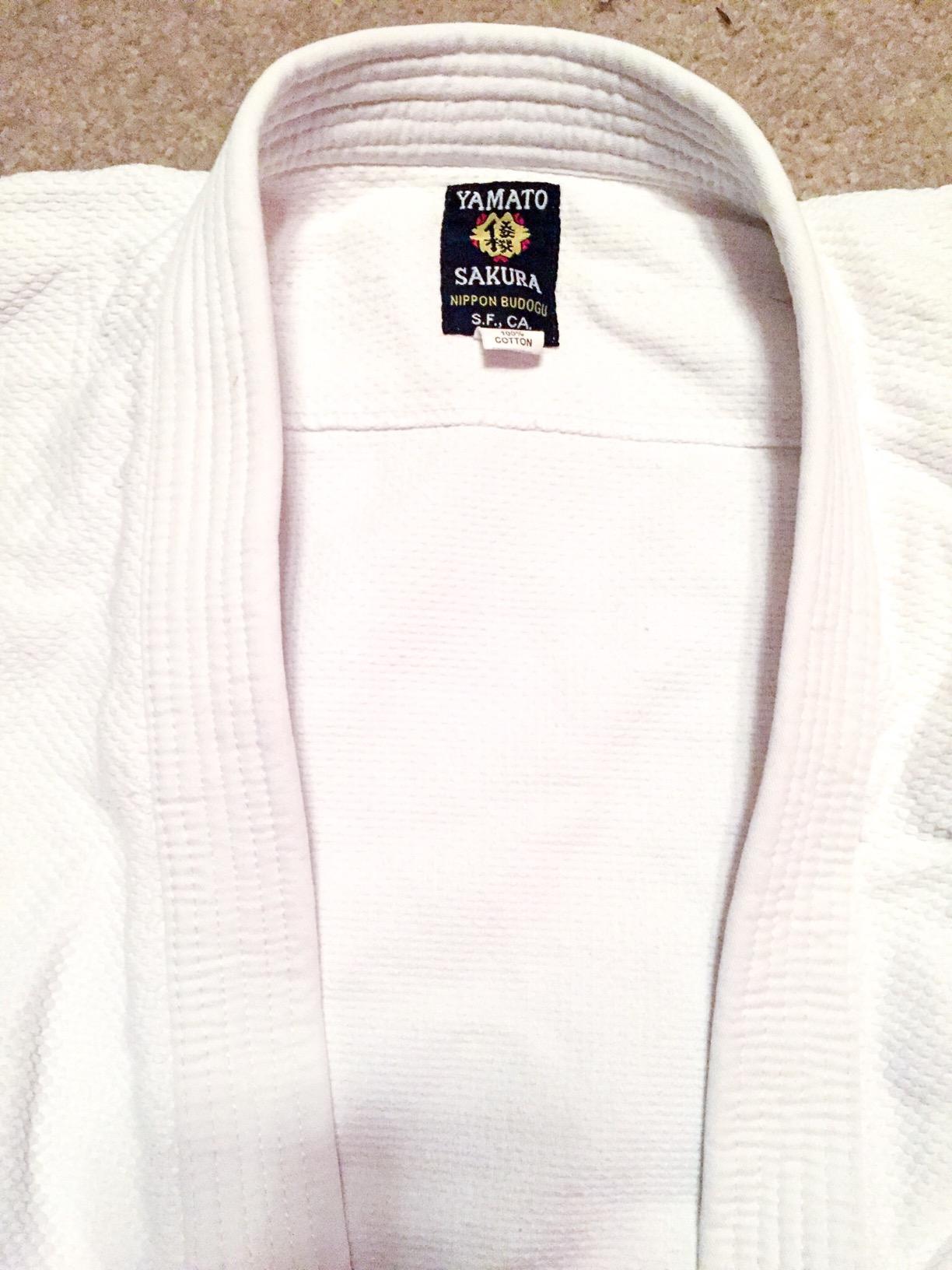 Nippon Budogu Yamato Sakura Bleached Single Weave Judo Gi Uniform customer photo 1