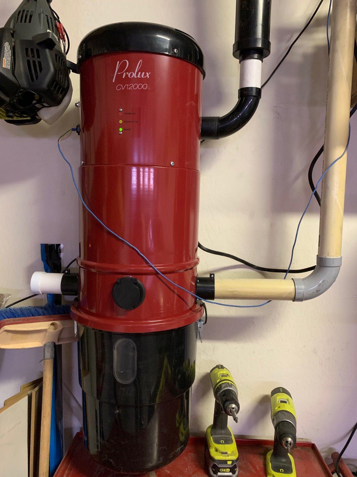 Prolux CV12000 Central Vacuum – 25 Year Service Promise, No Suction Loss Design, Made in North America, 2-Stage Bypass Motor, Large Capacity Powerful System customer photo 1