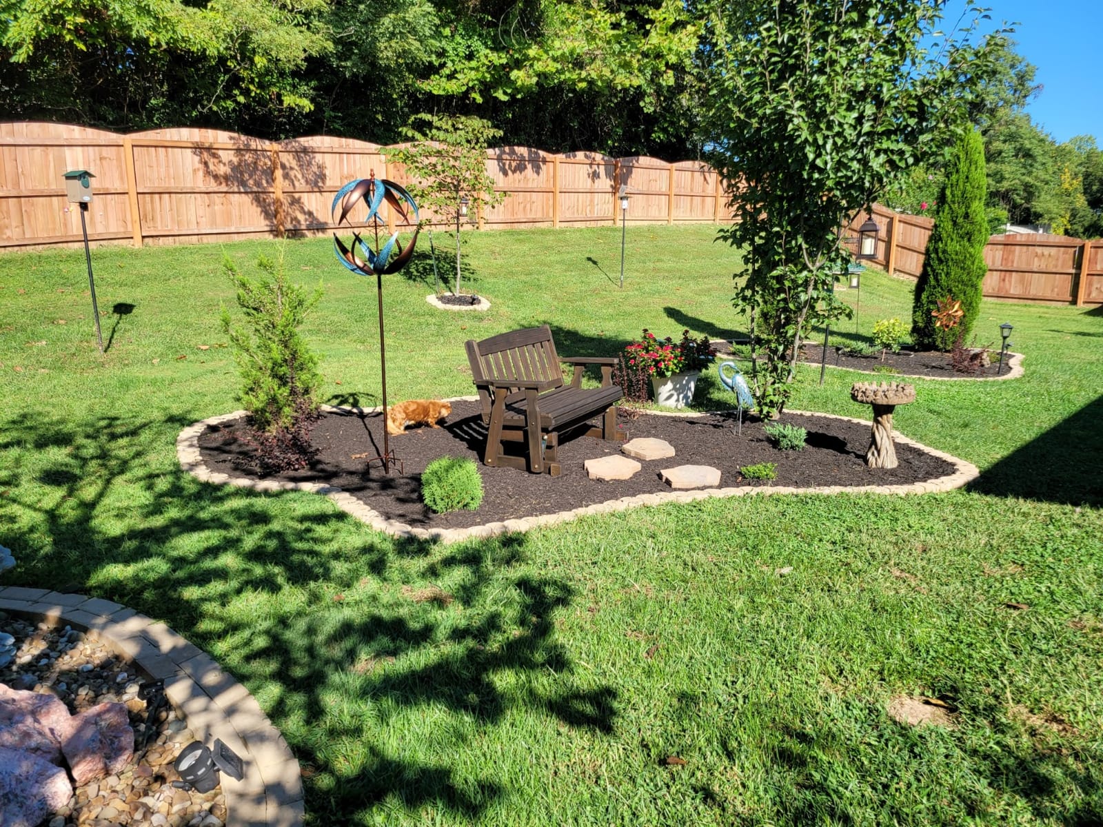 Amish Casual Heavy Duty 800 Lb Mission Pressure Treated Porch Glider (5 Foot, Cedar Stain) customer photo 2