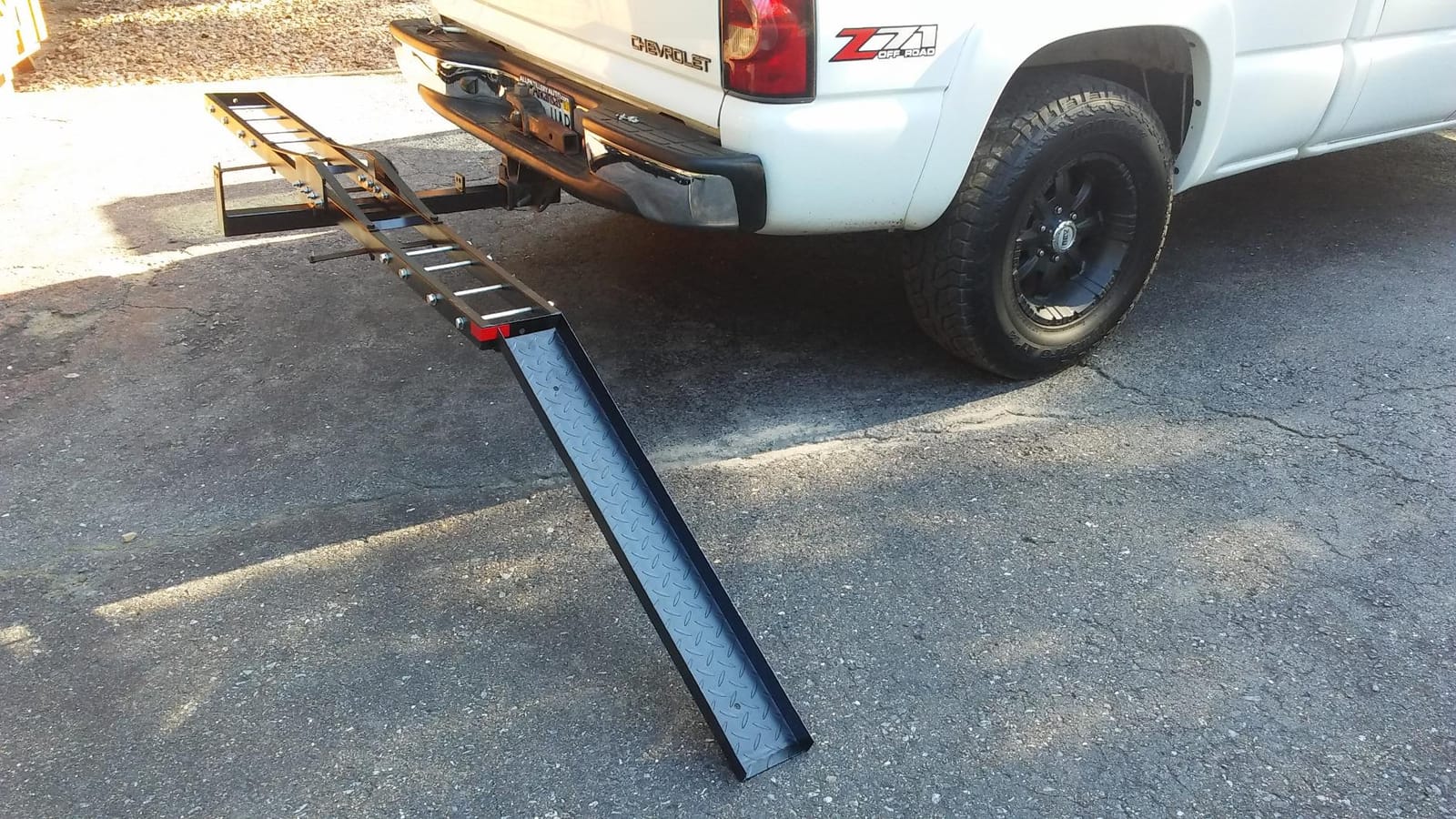 500LBS Steel Motorcycle Scooter Dirtbike Carrier Hauler Hitch customer photo 2