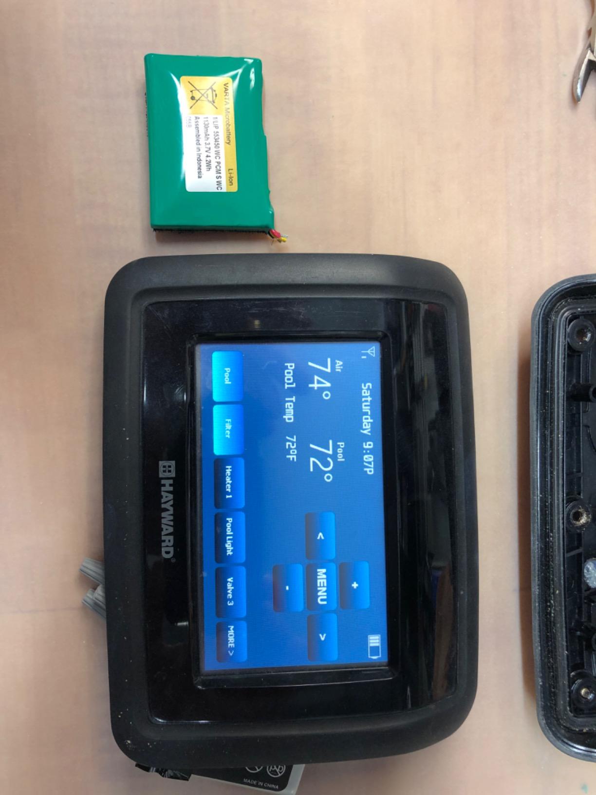 Hayward Goldline AQL2-POD2 AquaPod 2.0 Touchscreen, Waterproof Wireless Remote customer photo 2