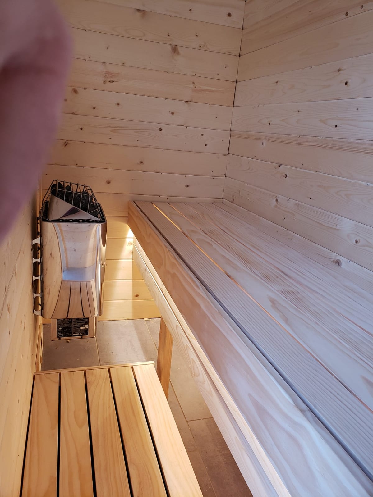 Harvia KIP 4.5KW, 240V-1PH Electric Sauna Heater With Built In Controls (Includes Sauna Stones) customer photo 2