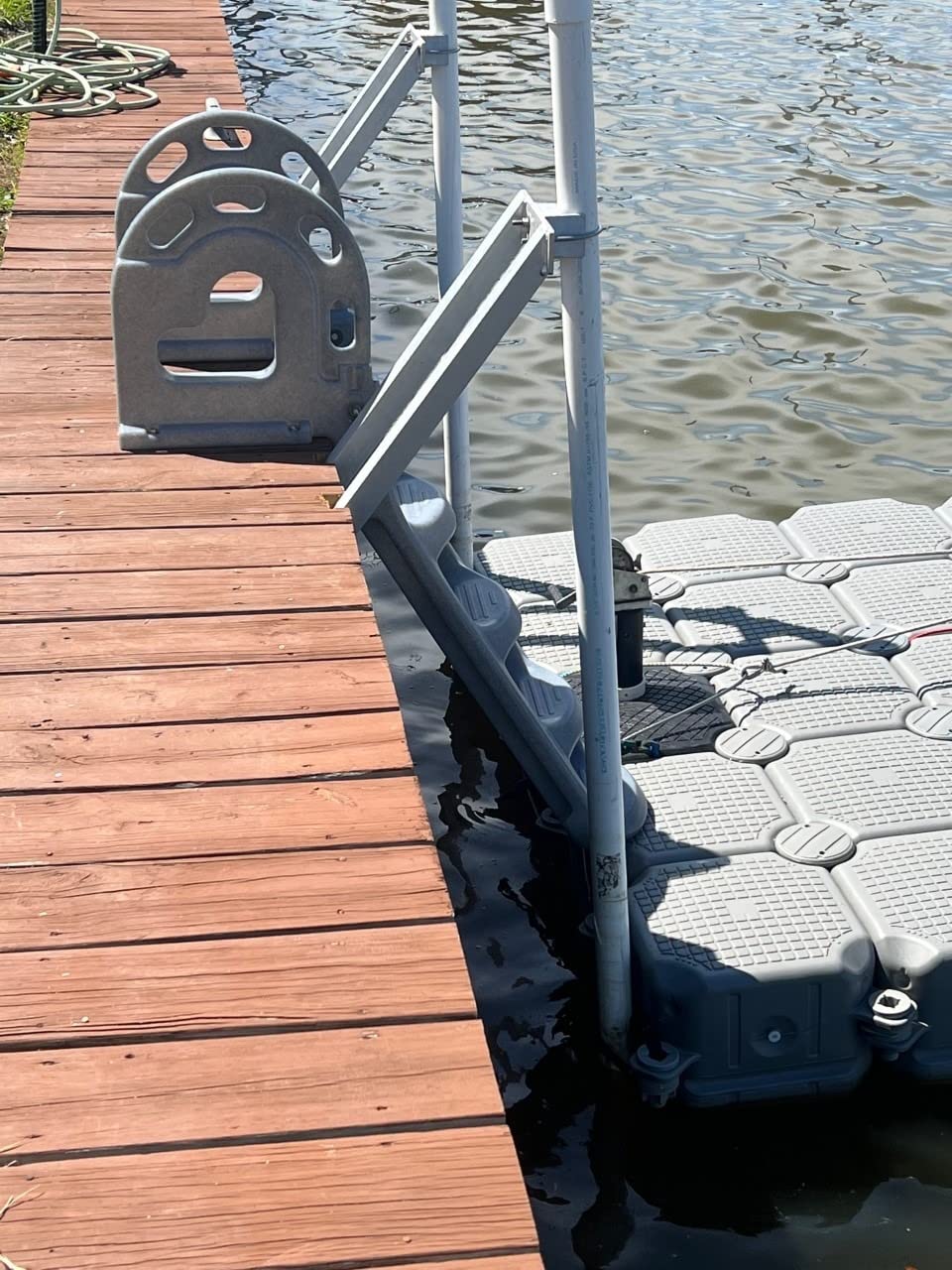 Dock Edge Dock Ladder, 4 - Step, Flip Up customer photo 2