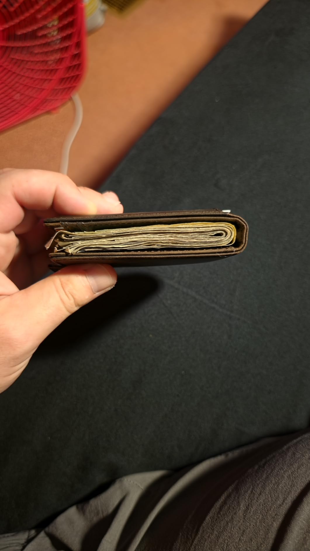 SERMAN BRANDS RFID Blocking Slim Bifold Genuine Leather Minimalist Front Pocket Wallets for Men with Money Clip Thin Mens customer photo 1