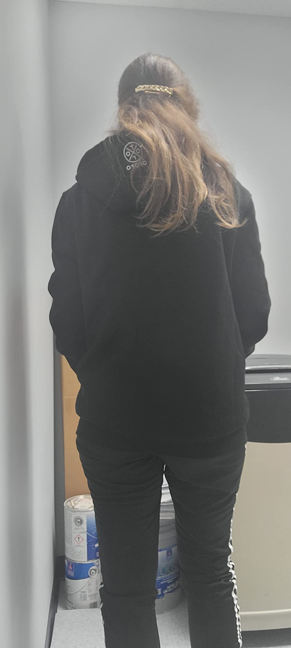 ORORO Unisex Heated Hoodie with Battery, 4-Zone Heating Fleece Hoodie customer photo 2