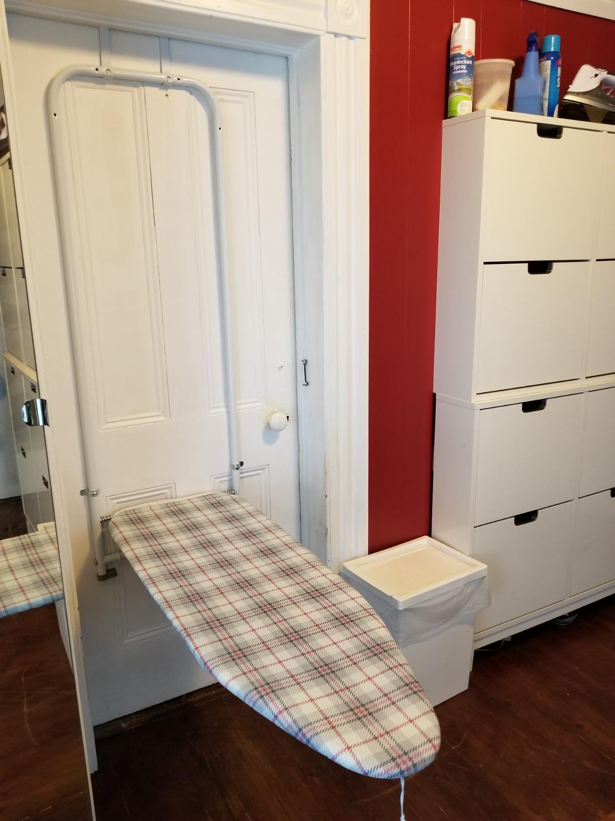 Polder Over-The-Door Hanging Ironing Board - Includes Cover and Pad customer photo 1