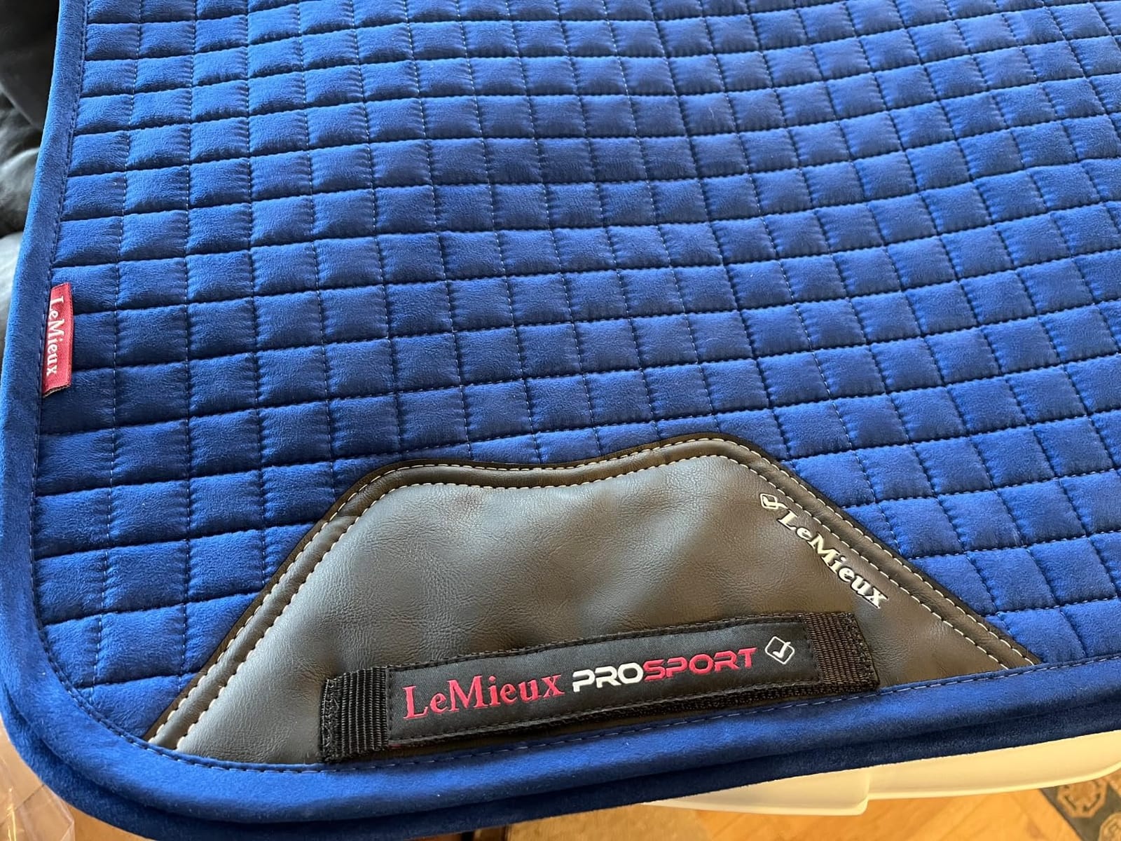 LeMieux Suede Dressage Square - English Saddle Pads for Horses - Equestrian Riding Equipment and Accessories customer photo 2