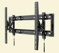 PERLESMITH Tilting TV Wall Mount Bracket Low Profile for Most 23-60 inch LED LCD OLED, Plasma Flat Screen TVs with VESA 400x400mm Weight up to 115lbs, Fits 16