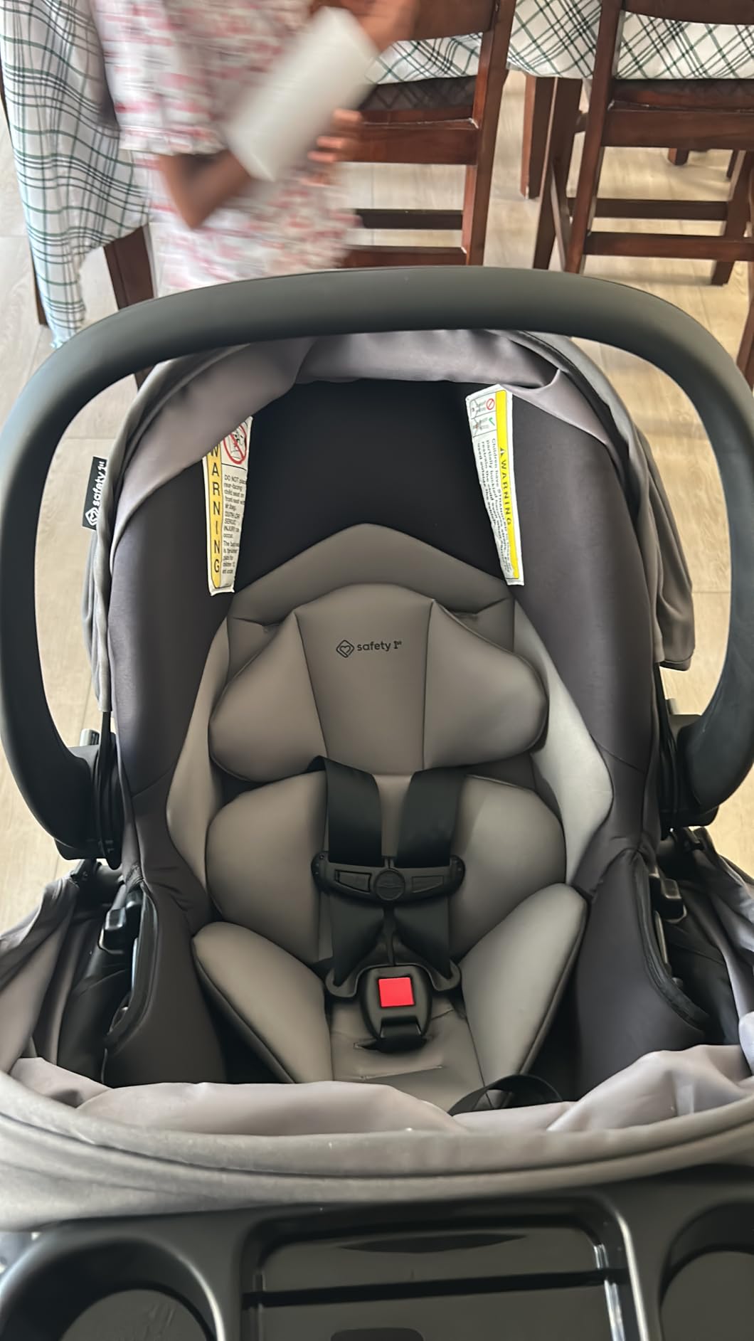 Safety 1st Smooth Ride Travel System Stroller and OnBoard FLX Infant Car Seat, Newborn to Toddler Baby Combo, Easy-Install, Large Canopy, Ample Storage, Foldable, Rear-Facing 4-30 lbs, Monument customer photo 1
