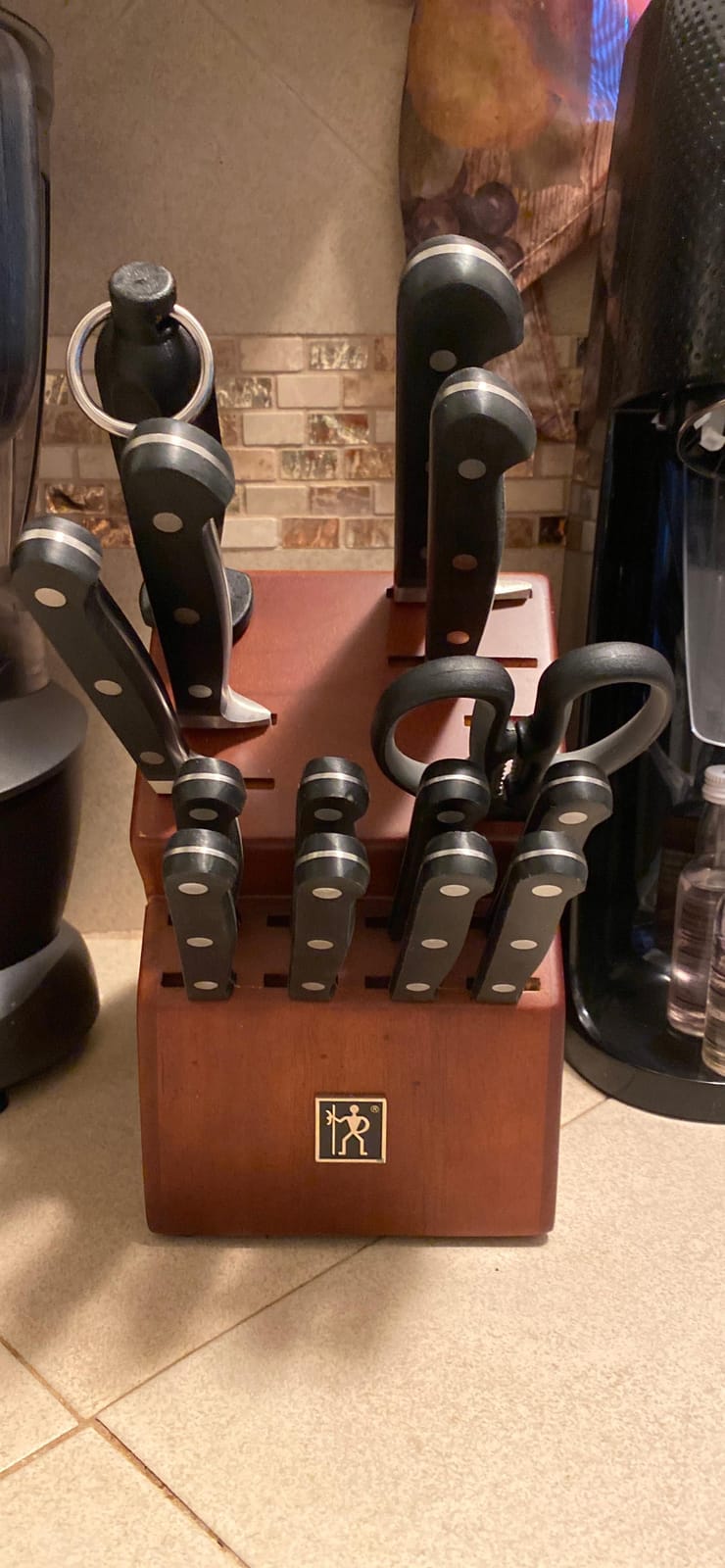 J.A. Henckels Forged Premio 19 Piece Knife Block Set, Cherry Block customer photo 1
