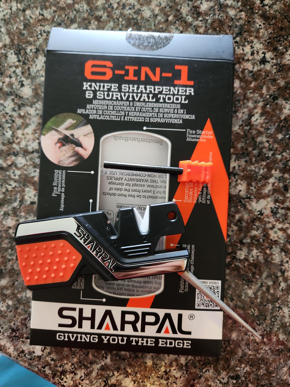 SHARPAL 101N 6-in-1 Pocket Knife Sharpener & Survival Tool customer photo 2