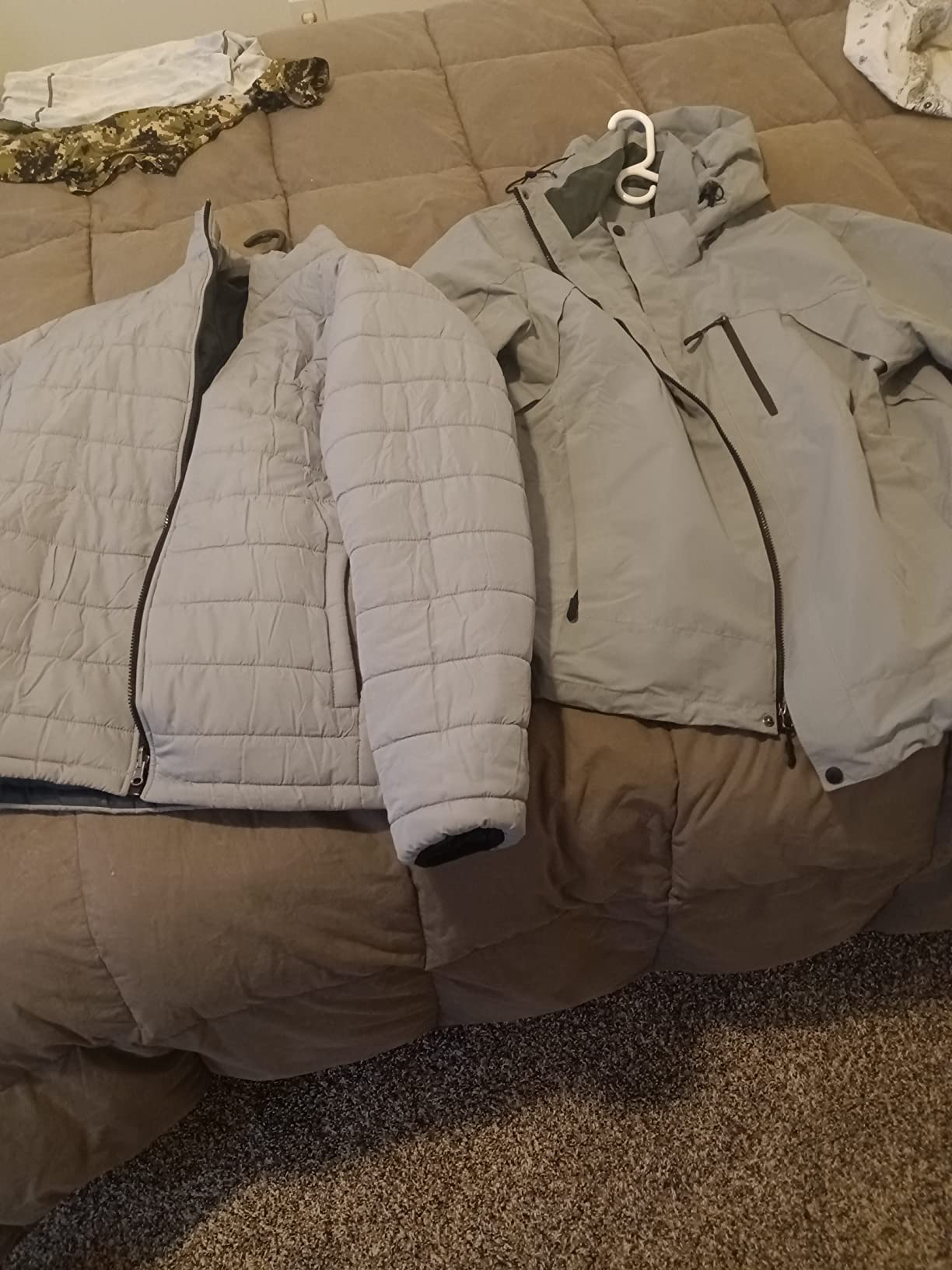 wantdo Men's 3 in 1 Ski Jacket Winter Jackets with Detachable Puffer Coat customer photo 2