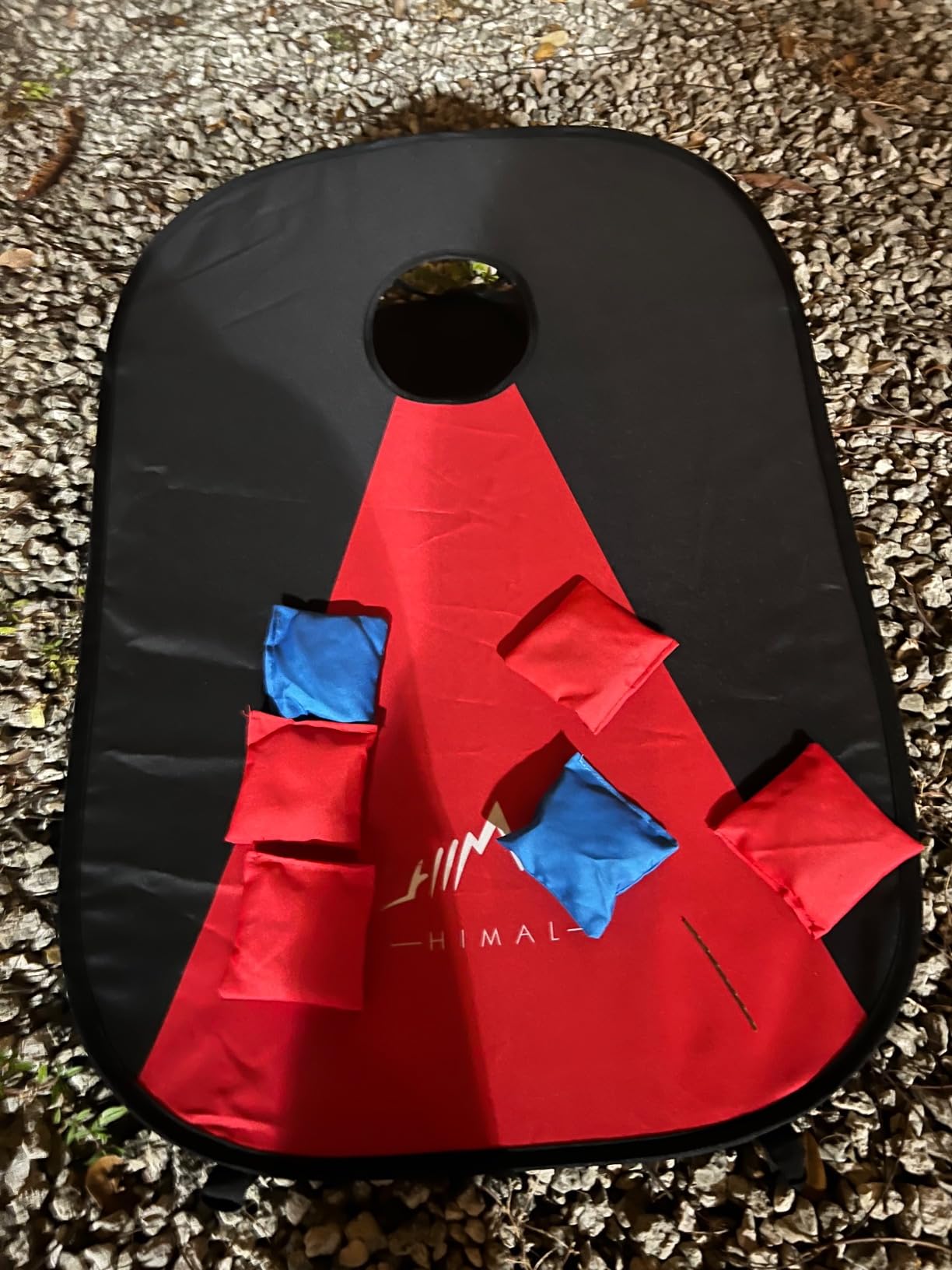 Himal Outdoors Portable Cornhole Board Set, Foldable 3 x 2 Ft customer photo 1