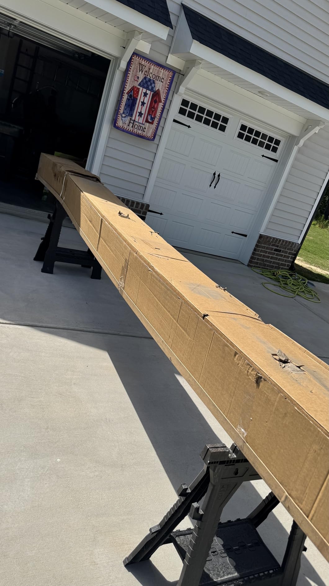 ADVANING 12'x10' MOTORIZED Patio Retractable Awning | LUXURY Series | PREMIUM Quality, 100% Solution-Dyed European Acrylic UV Sun Shade, Color: Khaki, EA1210-A100H2 customer photo 1