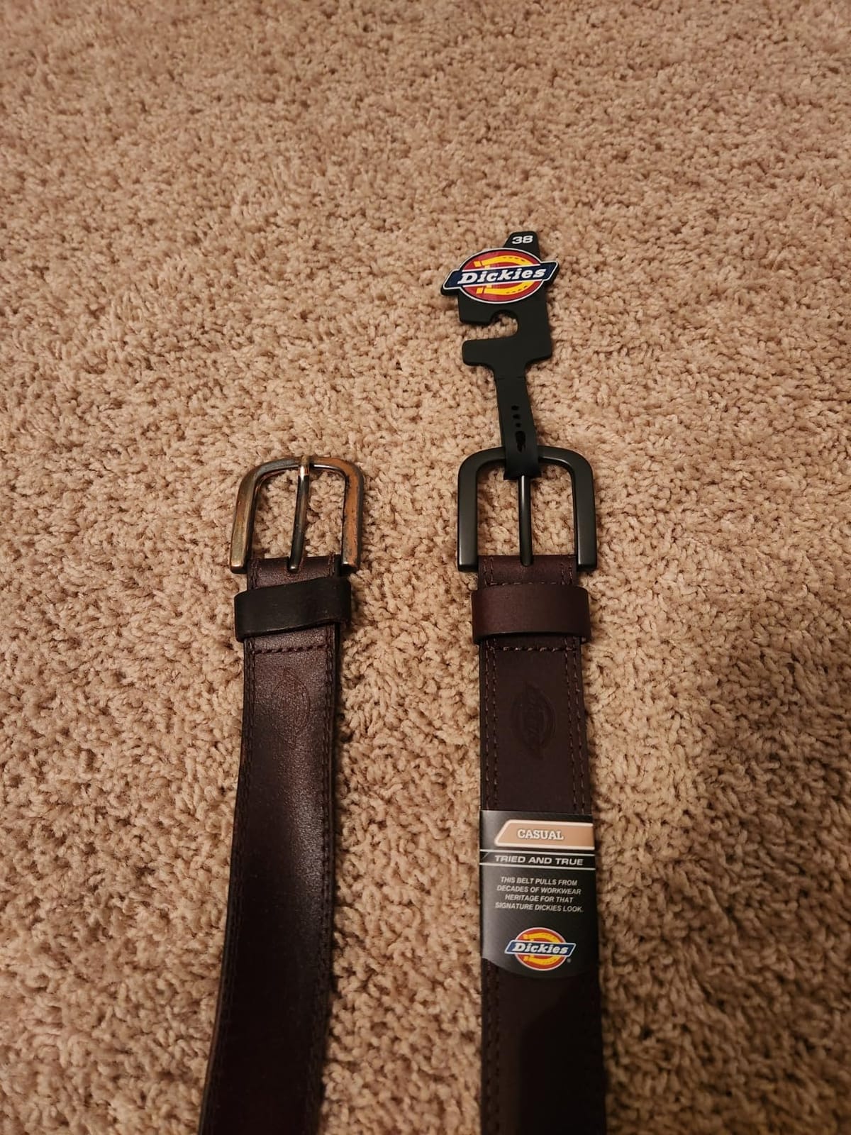 Dickies Men's Genuine Leather Work Casual Belt customer photo 2