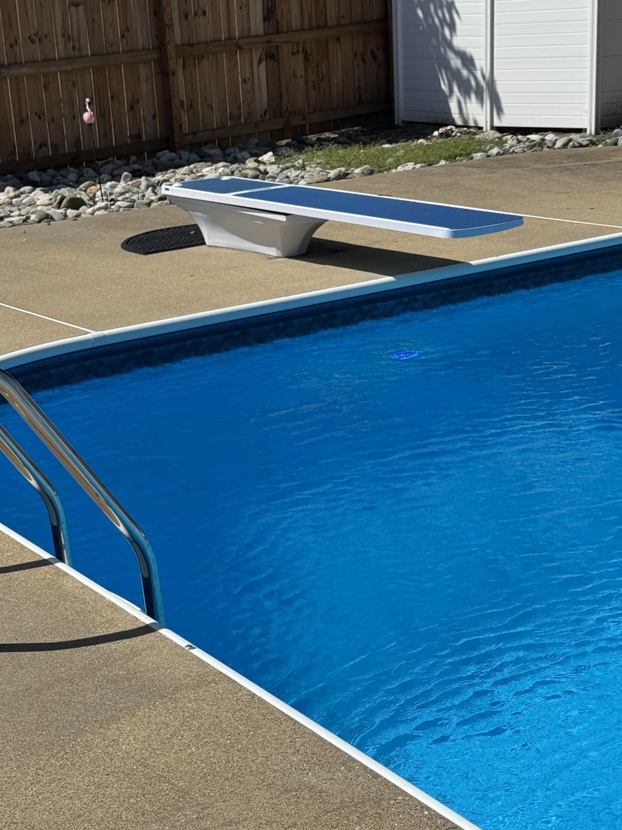 S.R. Smith 66-209-578S2B Diving Board, 8-Foot, Radiant White with Blue TrueTread customer photo 1