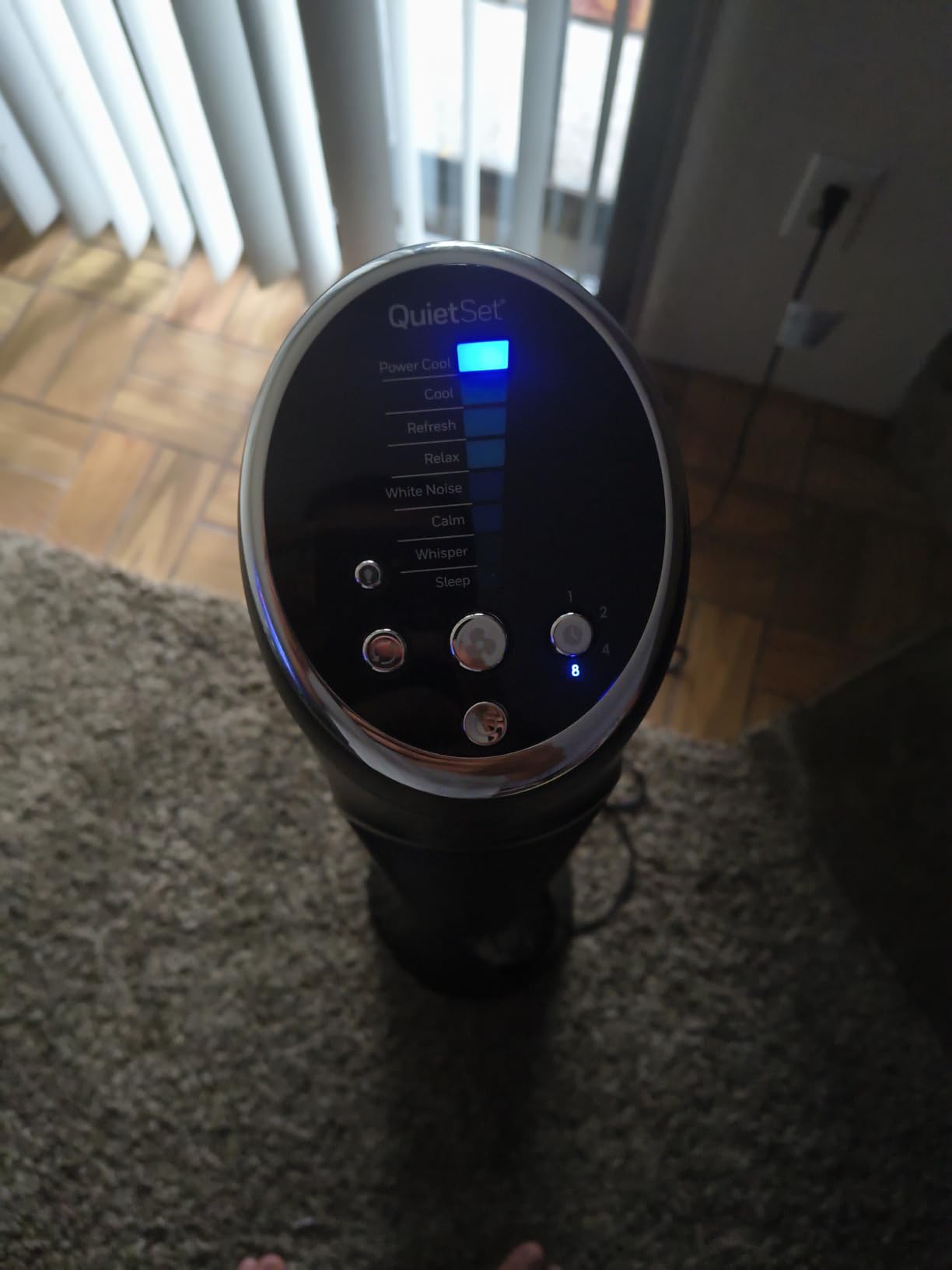 Honeywell QuietSet Whole Room Tower Fan, Oscillating Tower Fan with Remote, Black, HYF290B customer photo 2