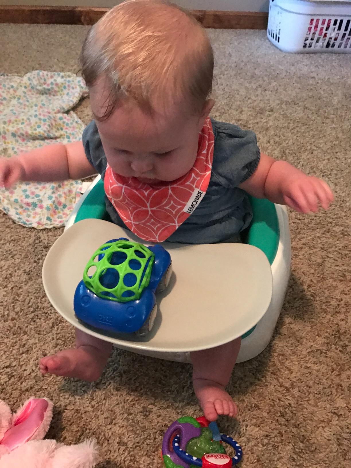 Bumbo 3-in-1 Portable Infant Multi-Seat with Tray, 6 to 36 Months, Monsoon customer photo 1