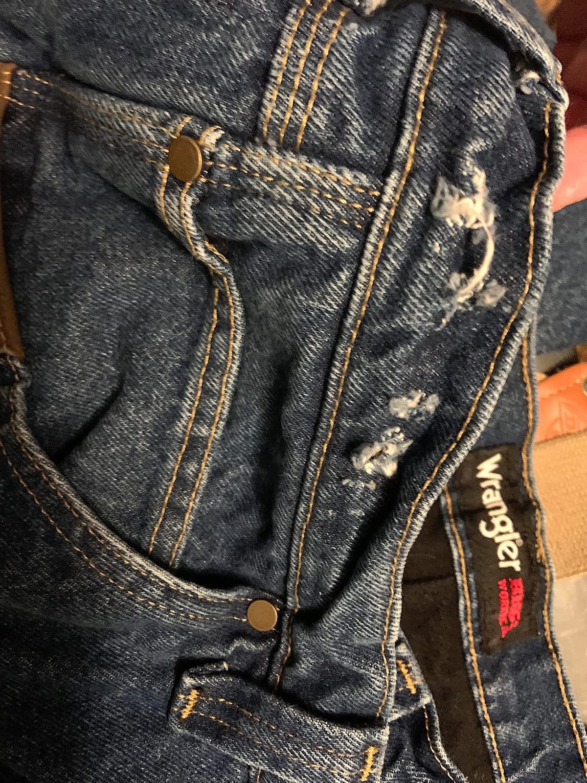 Wrangler Riggs Workwear Men's Lined Relaxed Fit Jean customer photo 2