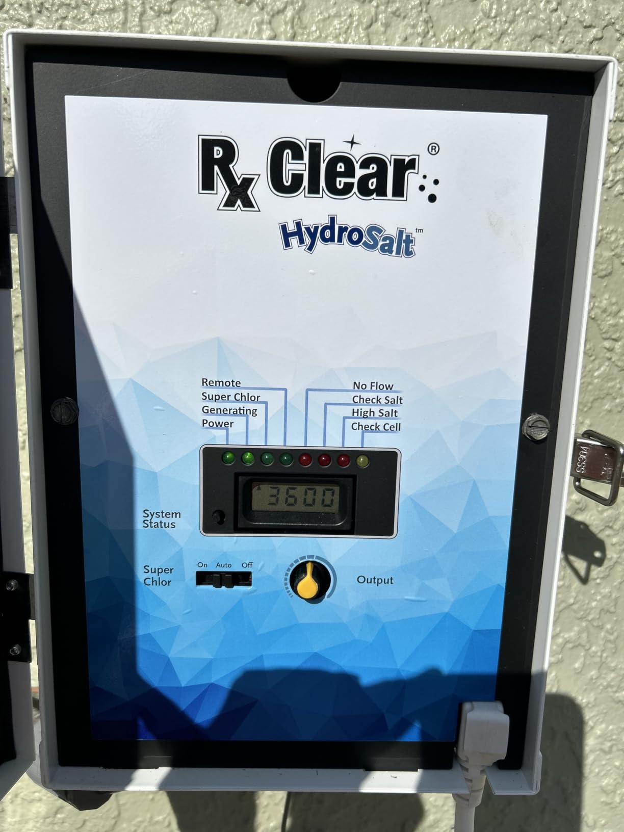 Rx Clear Hydrosalt Cell Electronic Salt Generator Chlorinator | 30,000 Gal customer photo 2