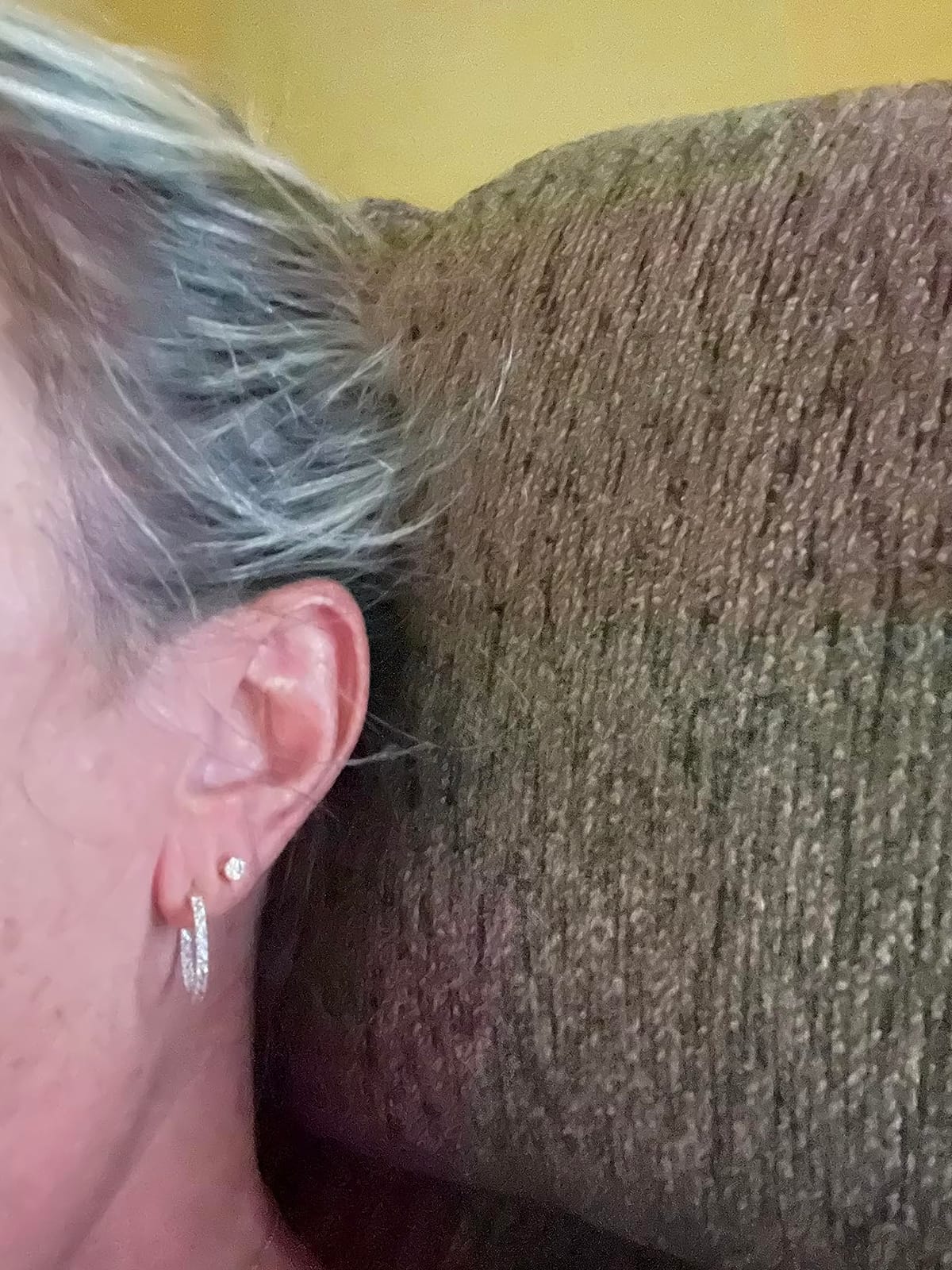 Dazzlingrock Illusion Set Hinged Post Hoop Earrings customer photo 1