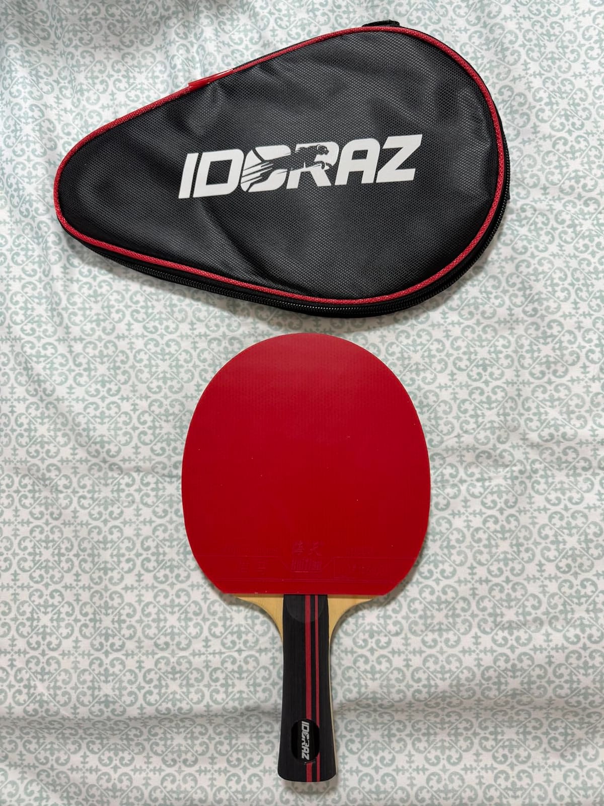 Professional Ping Pong Paddle with ITTF Rubber and Carrying Case customer photo 1