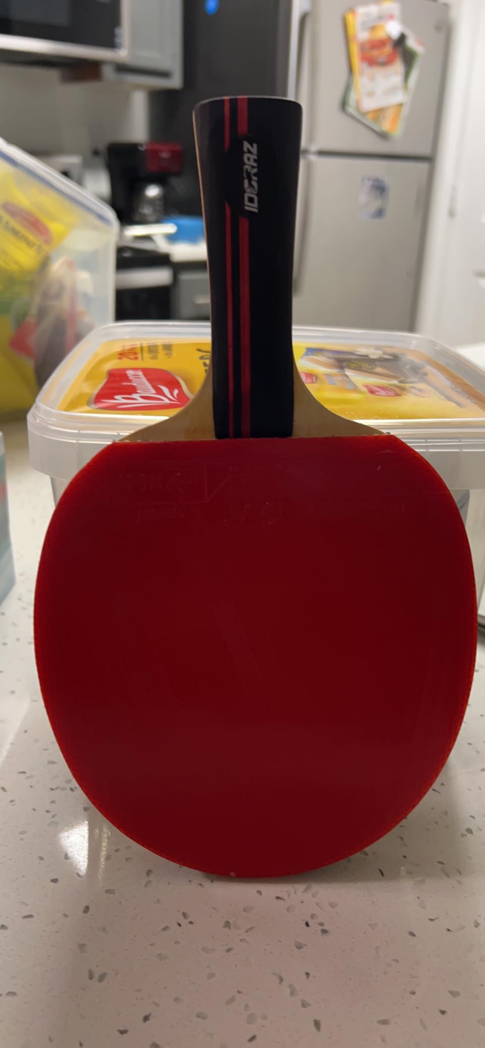 Professional Ping Pong Paddle with ITTF Rubber and Carrying Case customer photo 2
