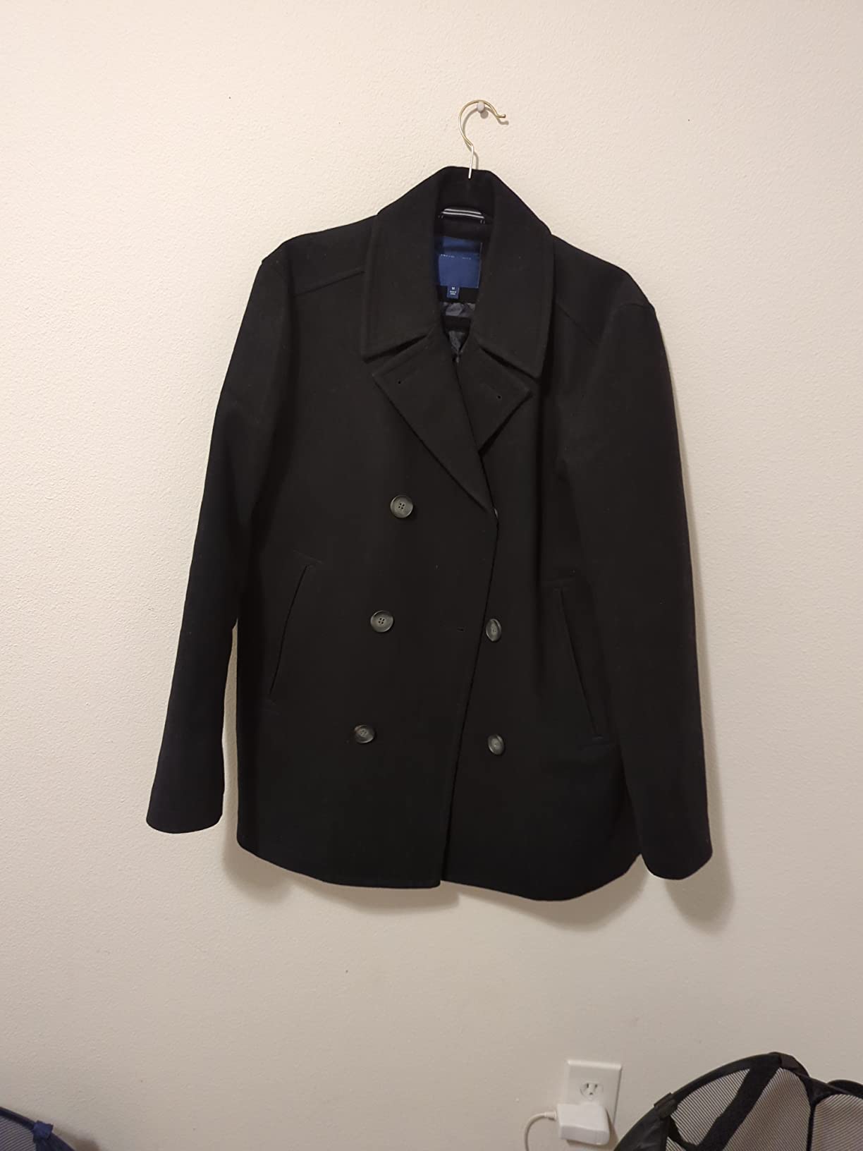 Nautica Men's Wool Blend Peacoat – Double-Breasted Winter Coat, Regular, Big & Tall Sizes customer photo 2