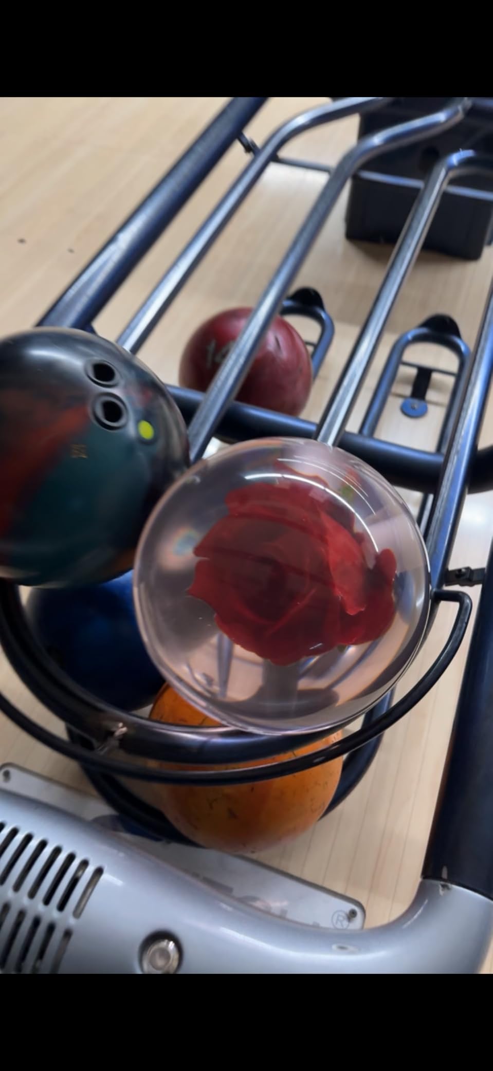 KR Clear Red Rose Bowling Ball- 14lbs customer photo 2