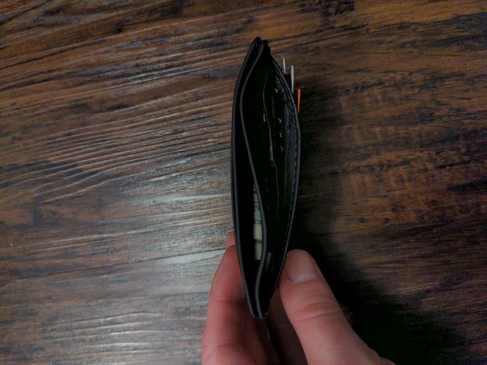 Travelambo Slim Wallet Front Pocket Minimalist Leather RFID Blocking Medium Size customer photo 1