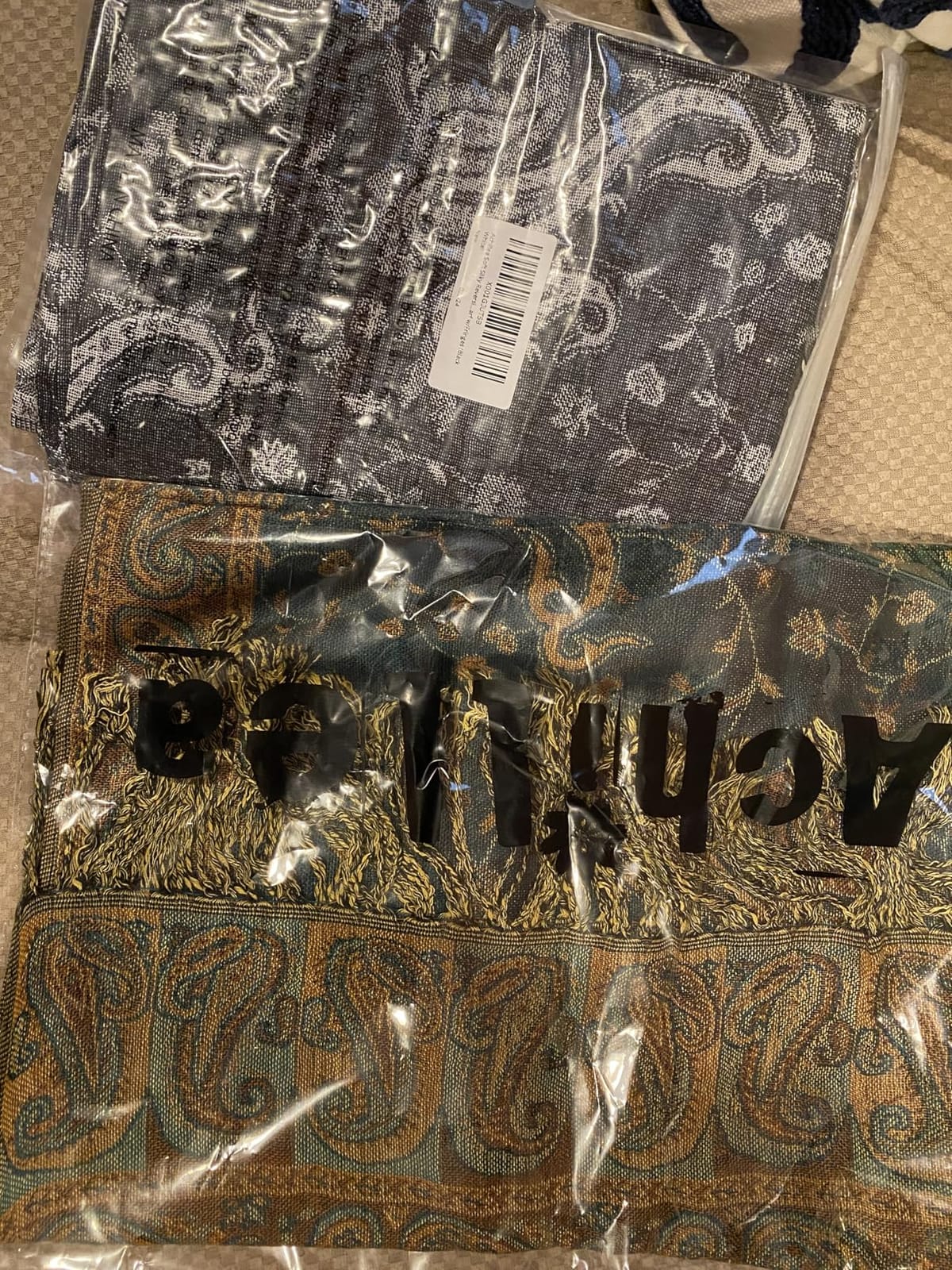 Achillea Reversible Paisley Pashmina Rave Scarf – Exotic Indian Shawls and Wraps for Evening Dresses, Festivals, All Seasons customer photo 2