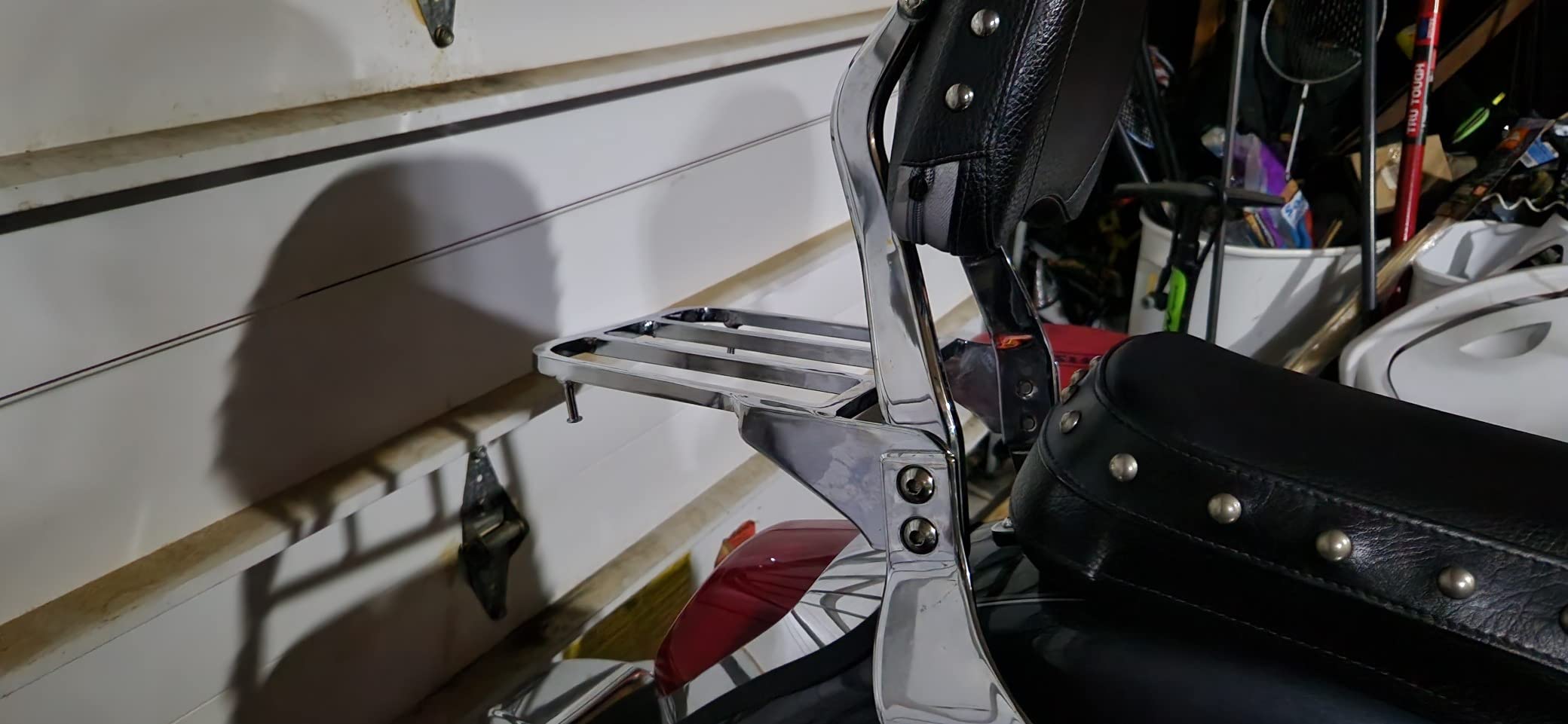 Motorcycle Rear Luggage Rack Solo Seat for Intruder Volusia VL800 2001-2011 customer photo 1