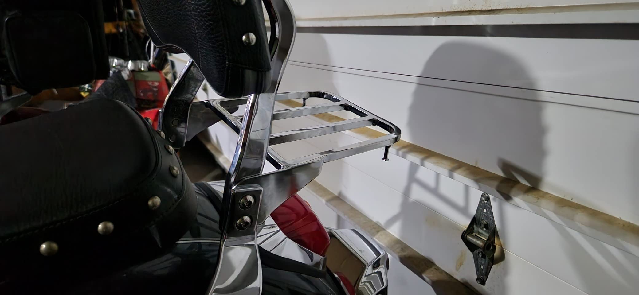 Motorcycle Rear Luggage Rack Solo Seat for Intruder Volusia VL800 2001-2011 customer photo 2