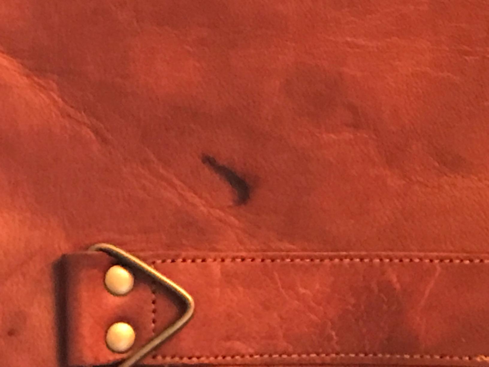 Real Goat Vintage Leather Large Travel Duffel Luggage Handmade, Gym, Hiking vintage brown Carry All Genuine Holdall Duffel Bag customer photo 2