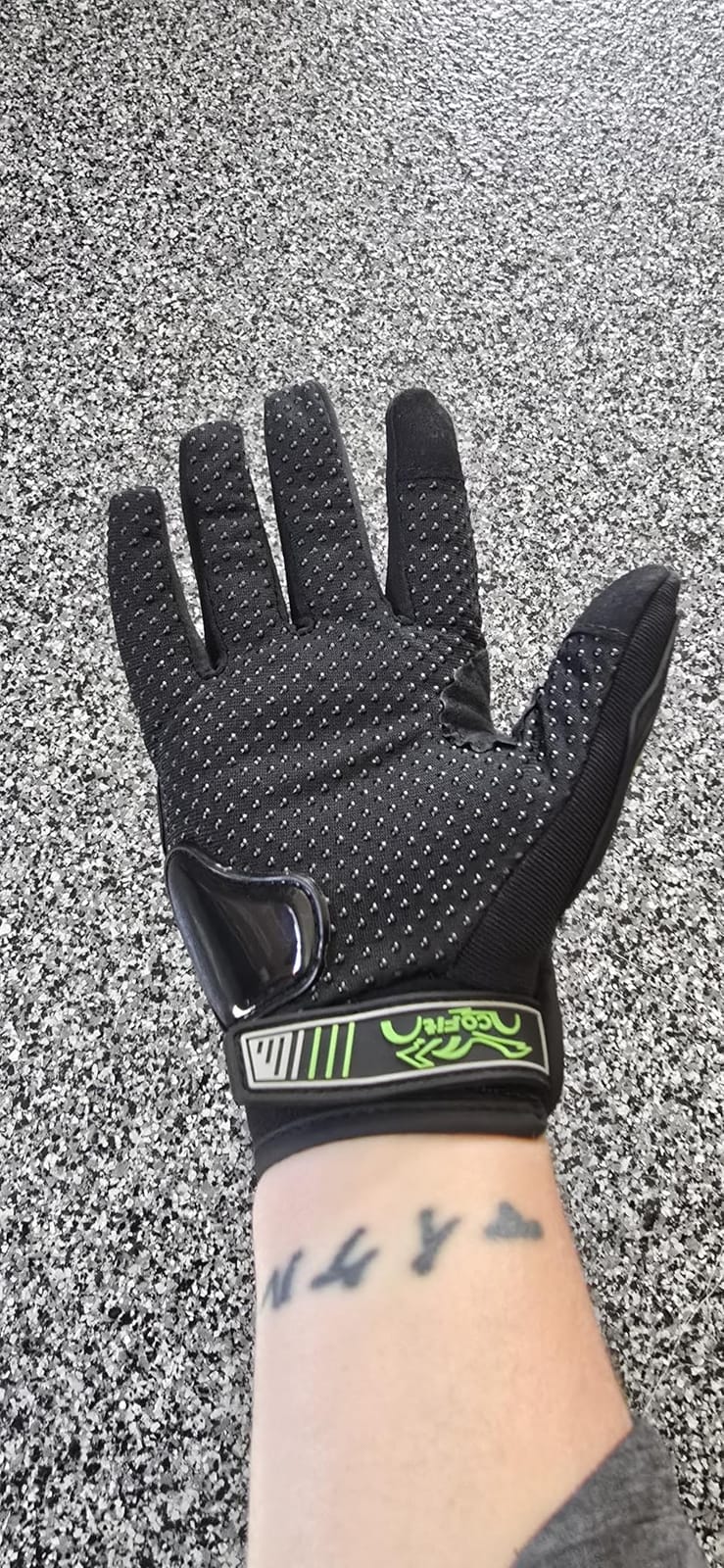 COFIT Motorcycle Gloves Breathable, Touchscreen Motorbike Gloves Anti-Slip with Good Grip Hard Knuckles Protection for Men Women Motocross, BMX ATV MTB Cycling, Road Racing customer photo 1