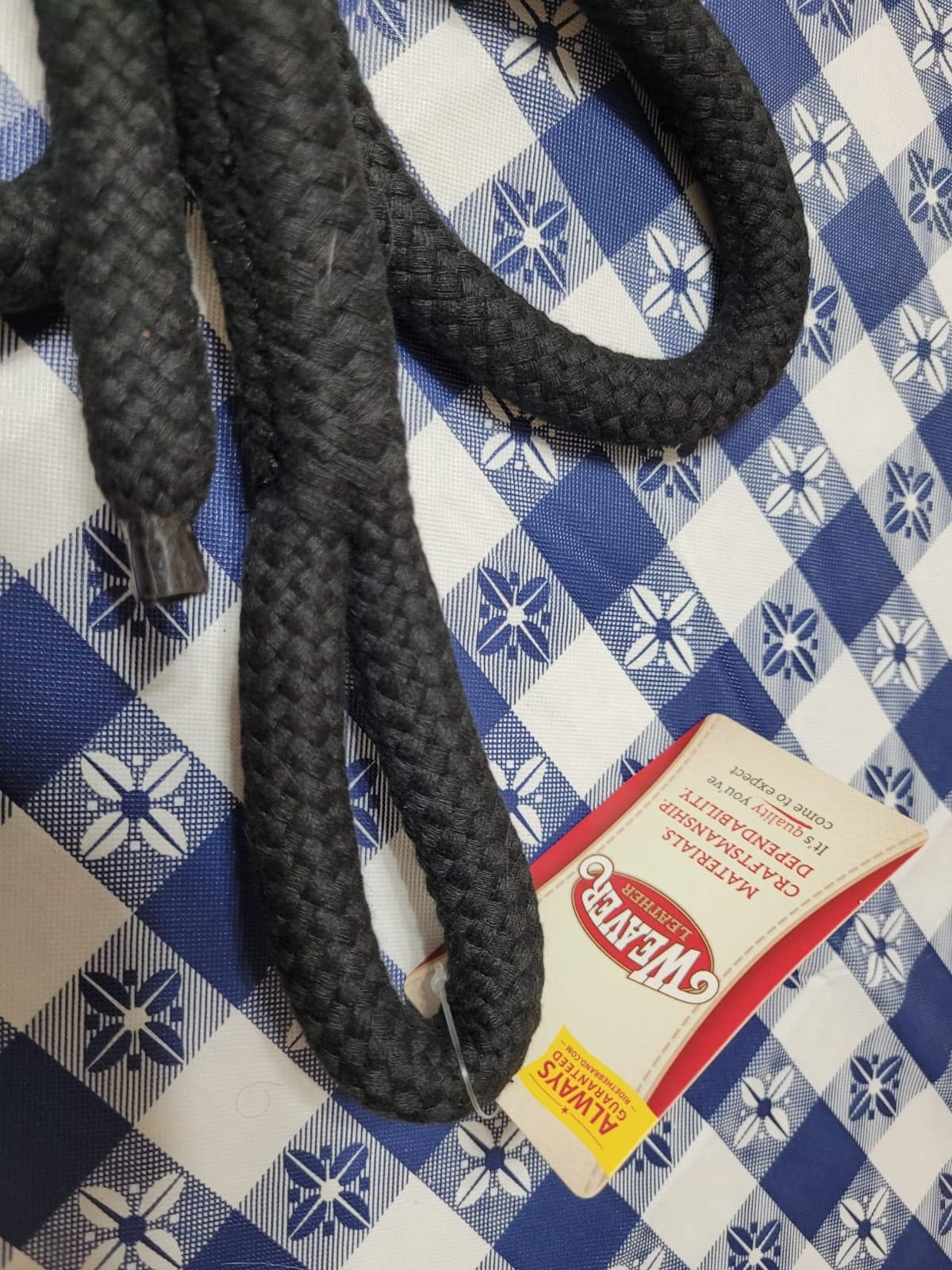 Weaver Equine Pima Cotton Lead Rope, Black, 10' Horse Lead Rope with Leather Popper, Soft Comfort Grip, Barn Horse Tack for Daily Use customer photo 1