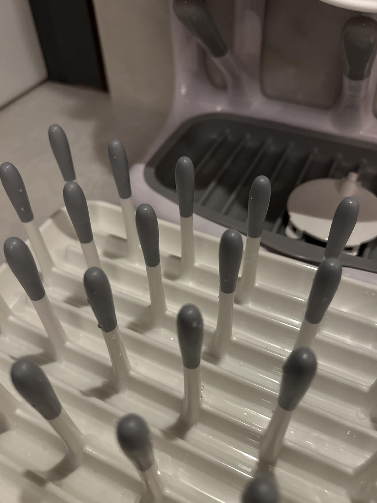 OXO Tot Baby Bottle Drying Rack with Drain Board, Portable Drying Rack customer photo 2