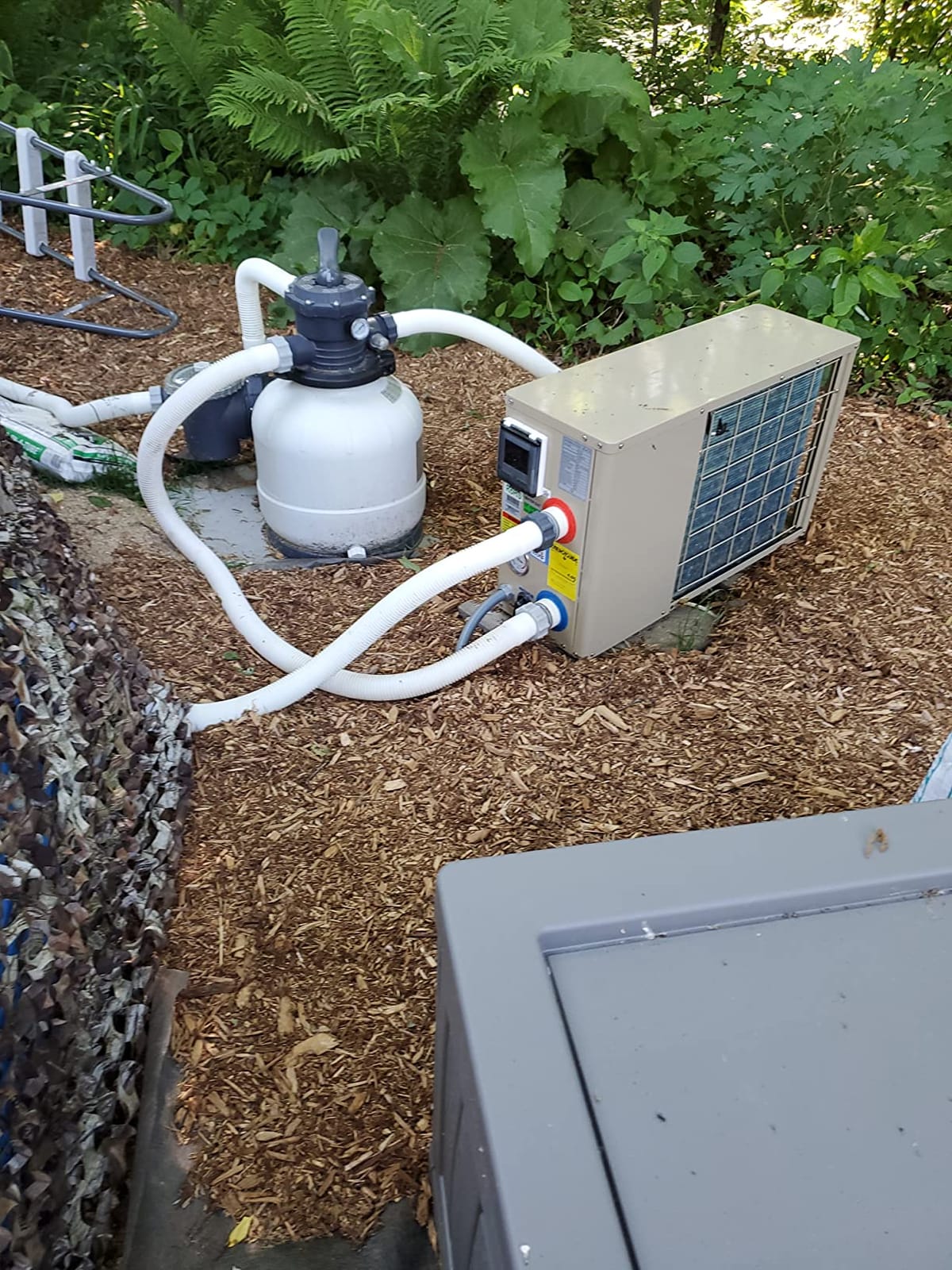 FibroPool Pool Heat Pump FH220-20000 BTU 240V - Up to 5000 Gal - PVC customer photo 2