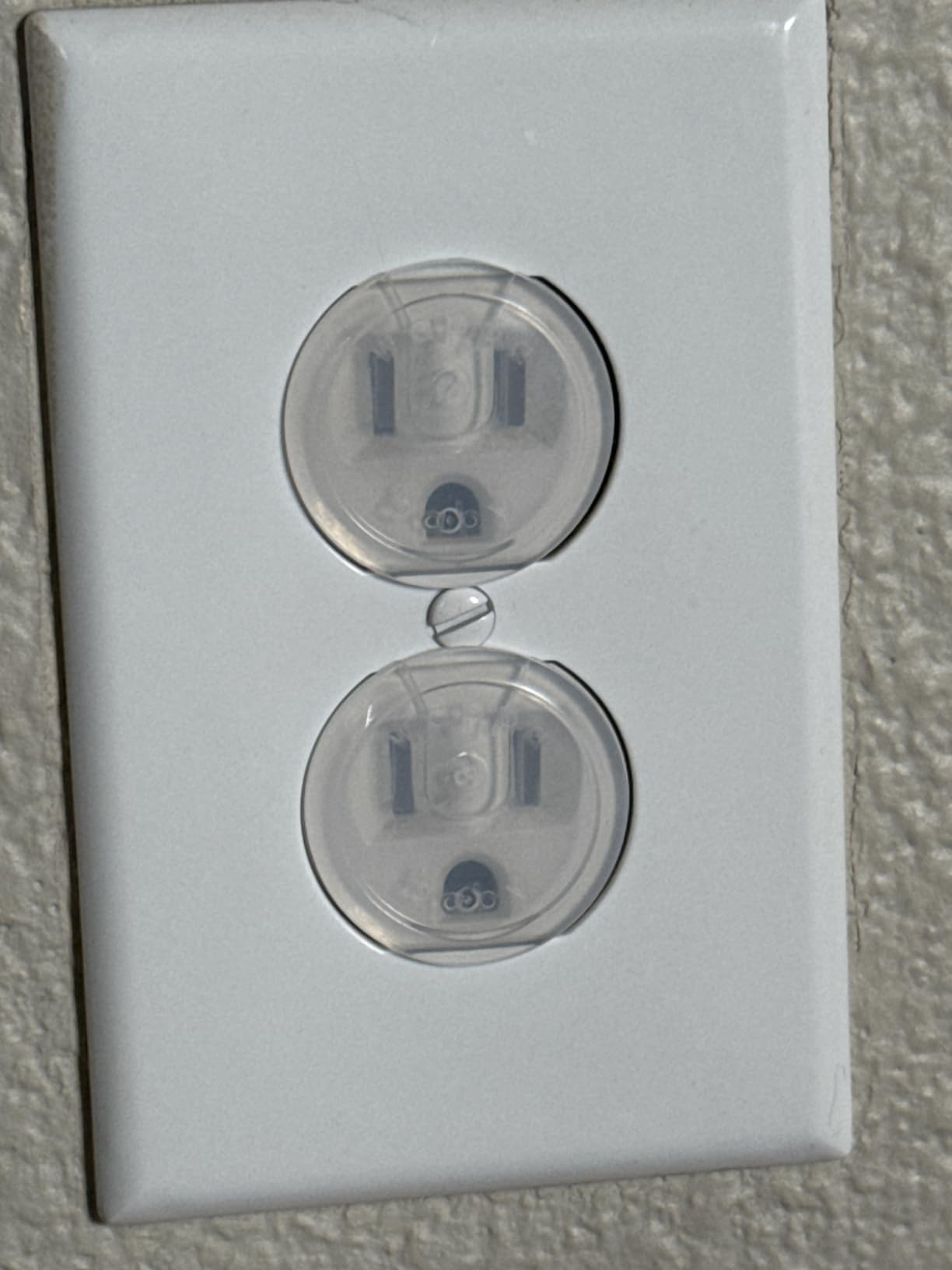Clear Outlet Covers (50 Pack) Value Pack – Baby Safety Outlet Plug Covers – Durable & Steady – Child Proof Your Outlets Easily customer photo 2
