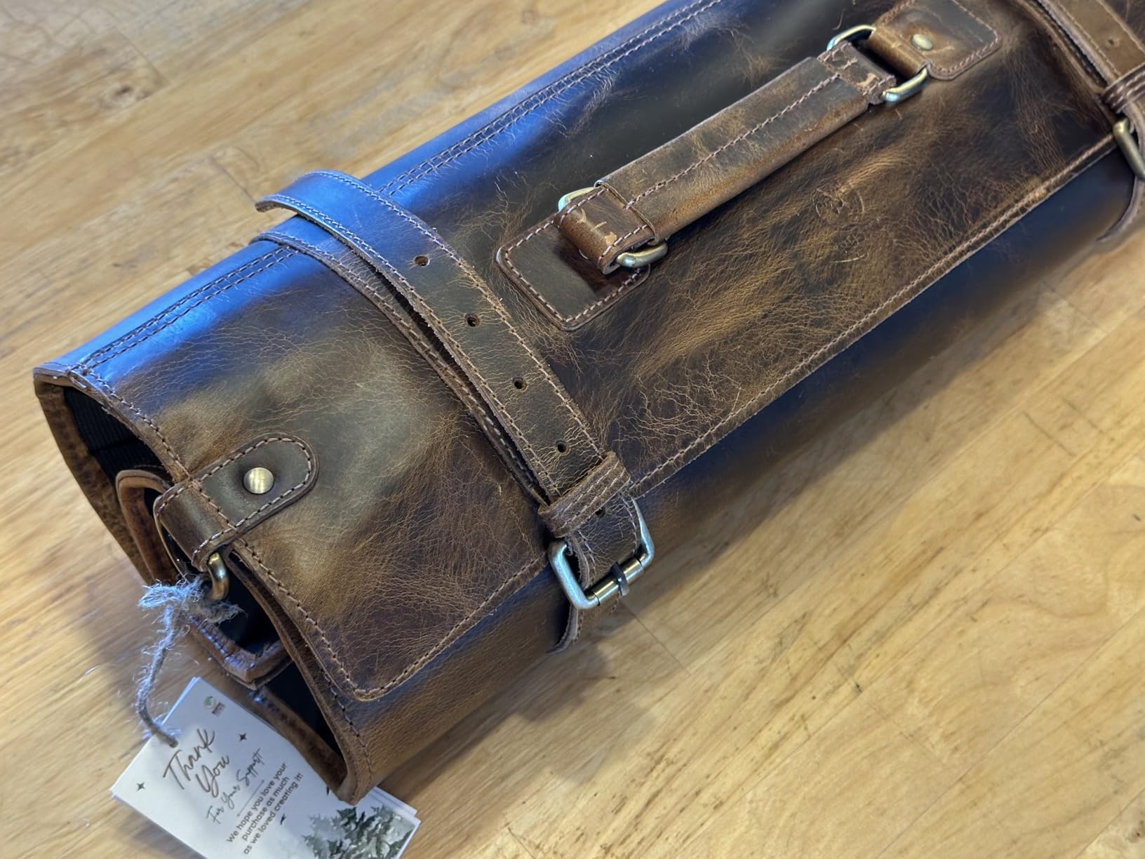 Rustic Town Genuine Leather Chef Knife Roll All Purpose Chef Roll customer photo 1