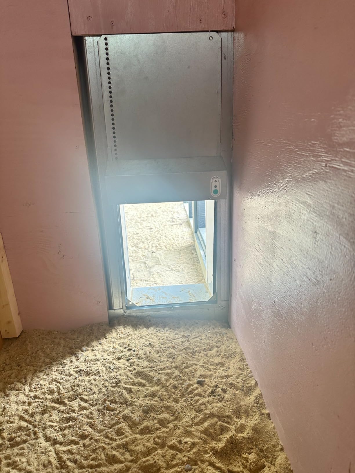Automatic Chicken Coop Door Extra Large 13 x 10.5 Inch Opening, Heavy Duty Galvanized Steel, Predator Resistant, ADOR1 Made in USA customer photo 2