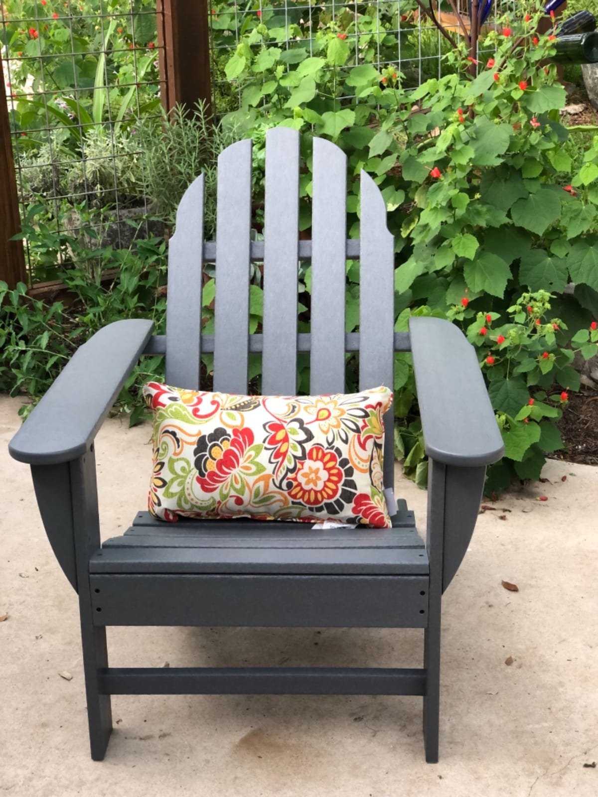 POLYWOOD AD4030WH Classic Outdoor Adirondack Chair, White customer photo 1