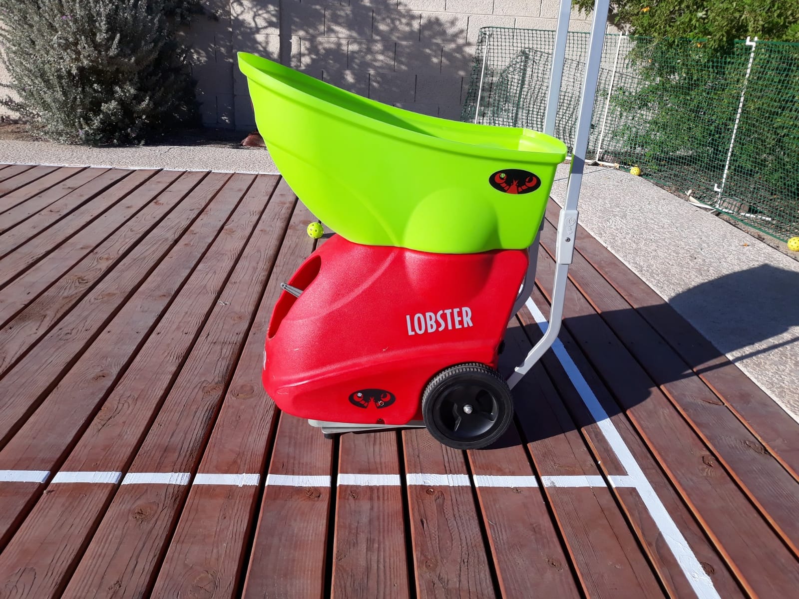 Lobster Sports Pickleball Machine – Full-Featured – Adjustable Topspin, Backspin, & Lobs, Random Oscillation, Ball Speed (20-60MPH), Lightweight & Portable, Holds 125 Balls, with Multi-Function Remote customer photo 1