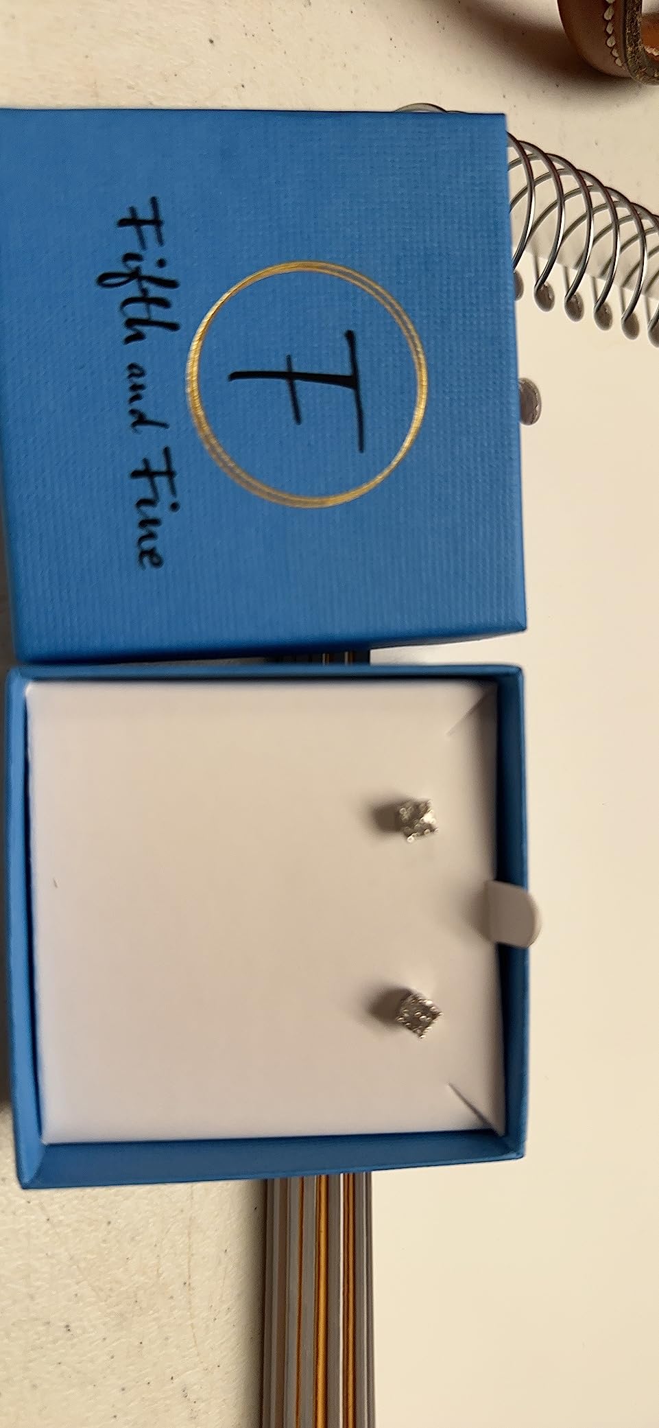 Women Round Diamond Stud Earrings Set In 925 Sterling Silver | Natural or Lab Grown | 14K Gold Bezel | White Yellow or Rose | Independent Lab Certified | Hypoallergenic customer photo 1