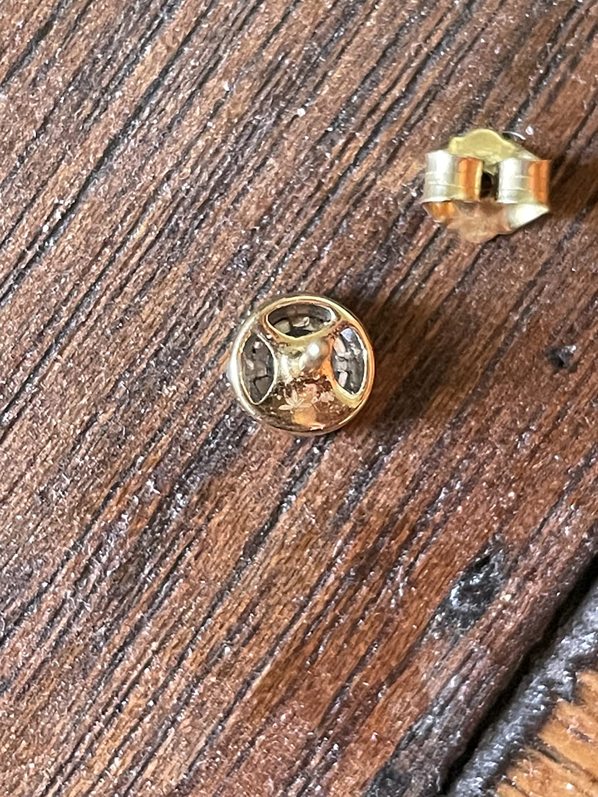 Women Round Diamond Stud Earrings Set In 925 Sterling Silver | Natural or Lab Grown | 14K Gold Bezel | White Yellow or Rose | Independent Lab Certified | Hypoallergenic customer photo 2