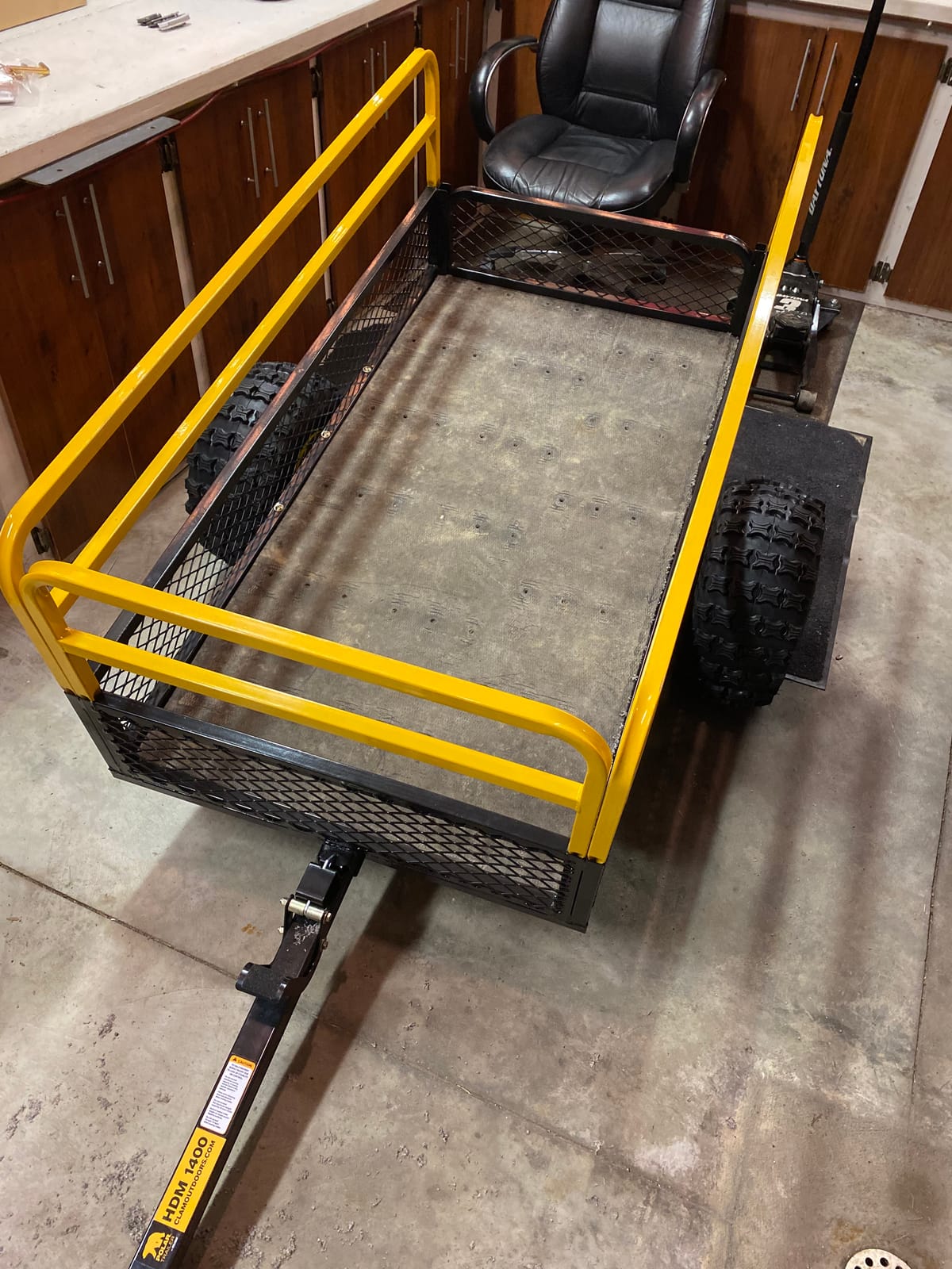 Polar Trailer HDM 1400 Utility Trailer Steel Mesh Model 10738 customer photo 1