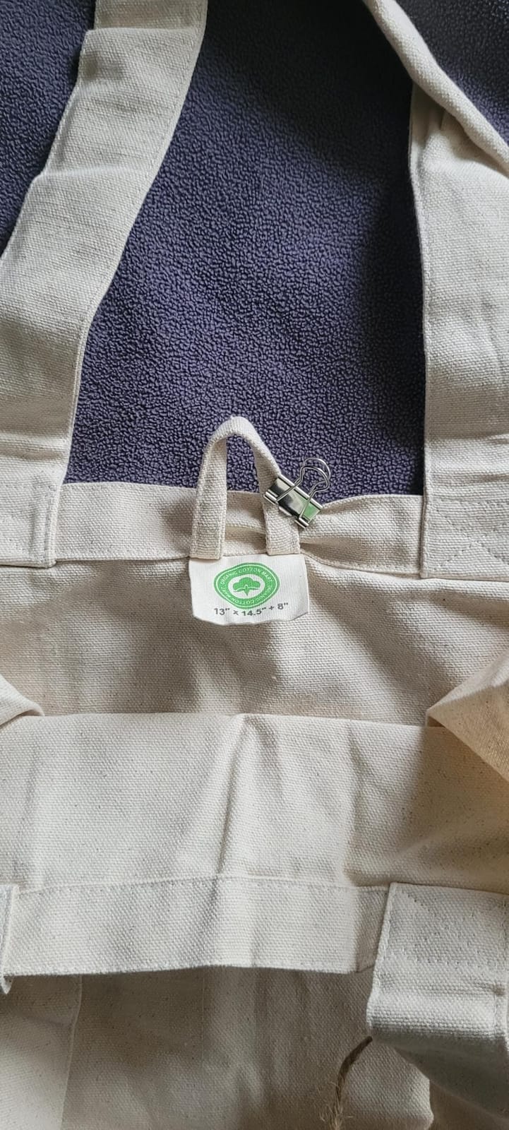 Best Canvas Grocery Shopping Bags - Cloth Grocery Tote Bags - Reusable Cotton Grocery Tote Bags with Bottle Sleeves customer photo 2