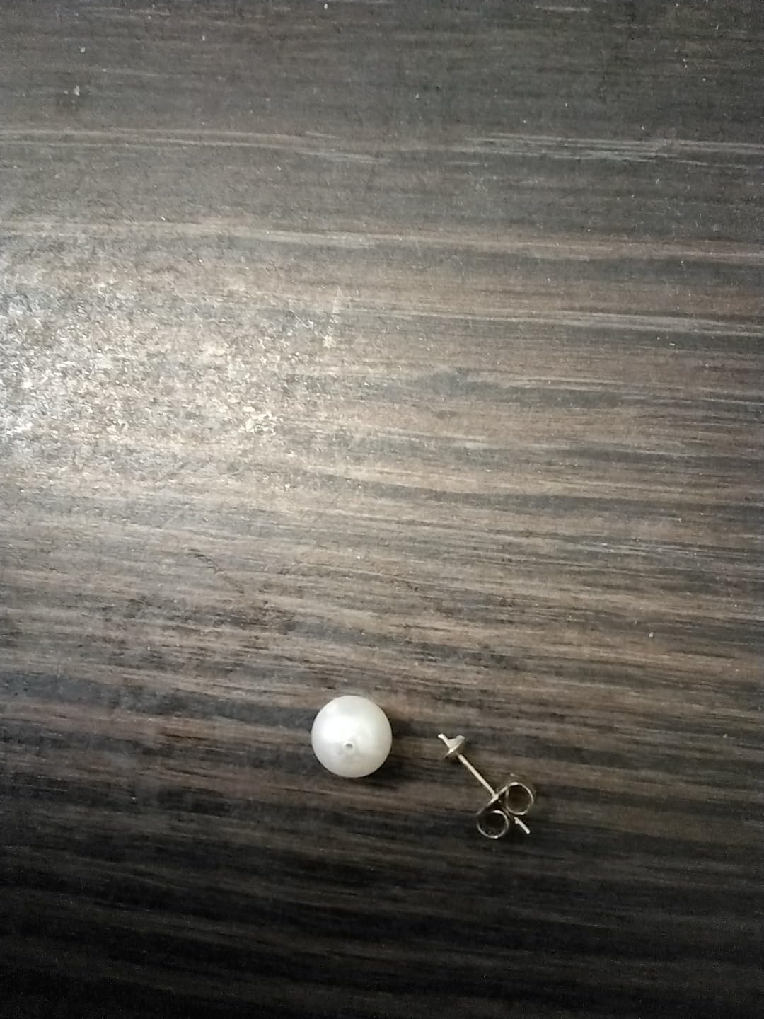 JORA 14K Gold AAA+ Handpicked Round Freshwater Cultured White Pearl Stud Earrings for Women Girls customer photo 2